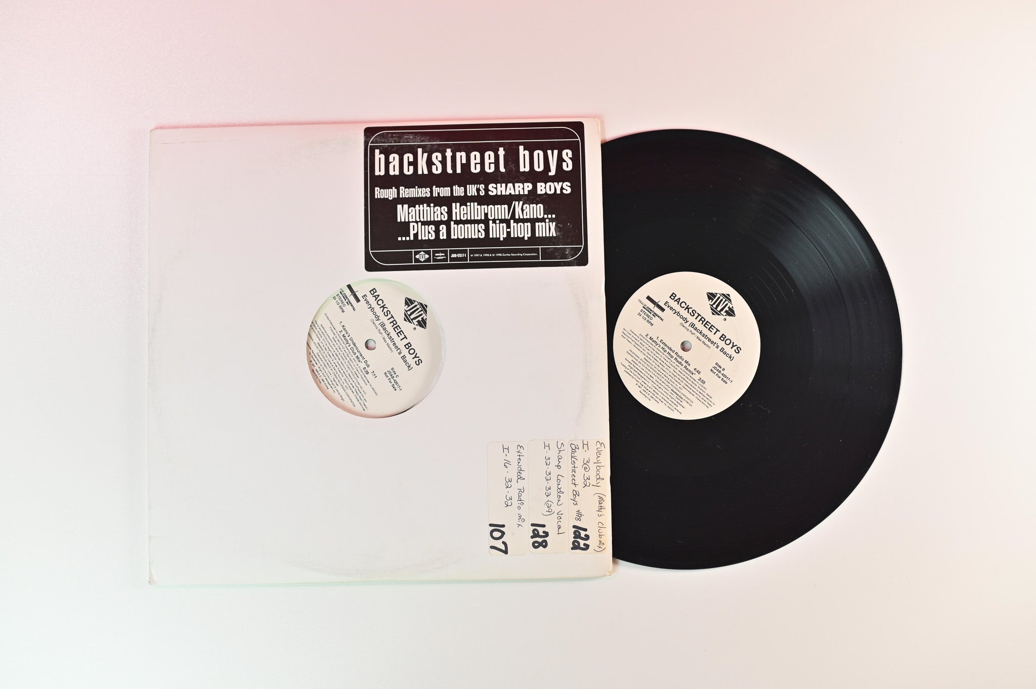 Backstreet Boys - Everybody (Backstreet's Back) on Jive - Promo 12"