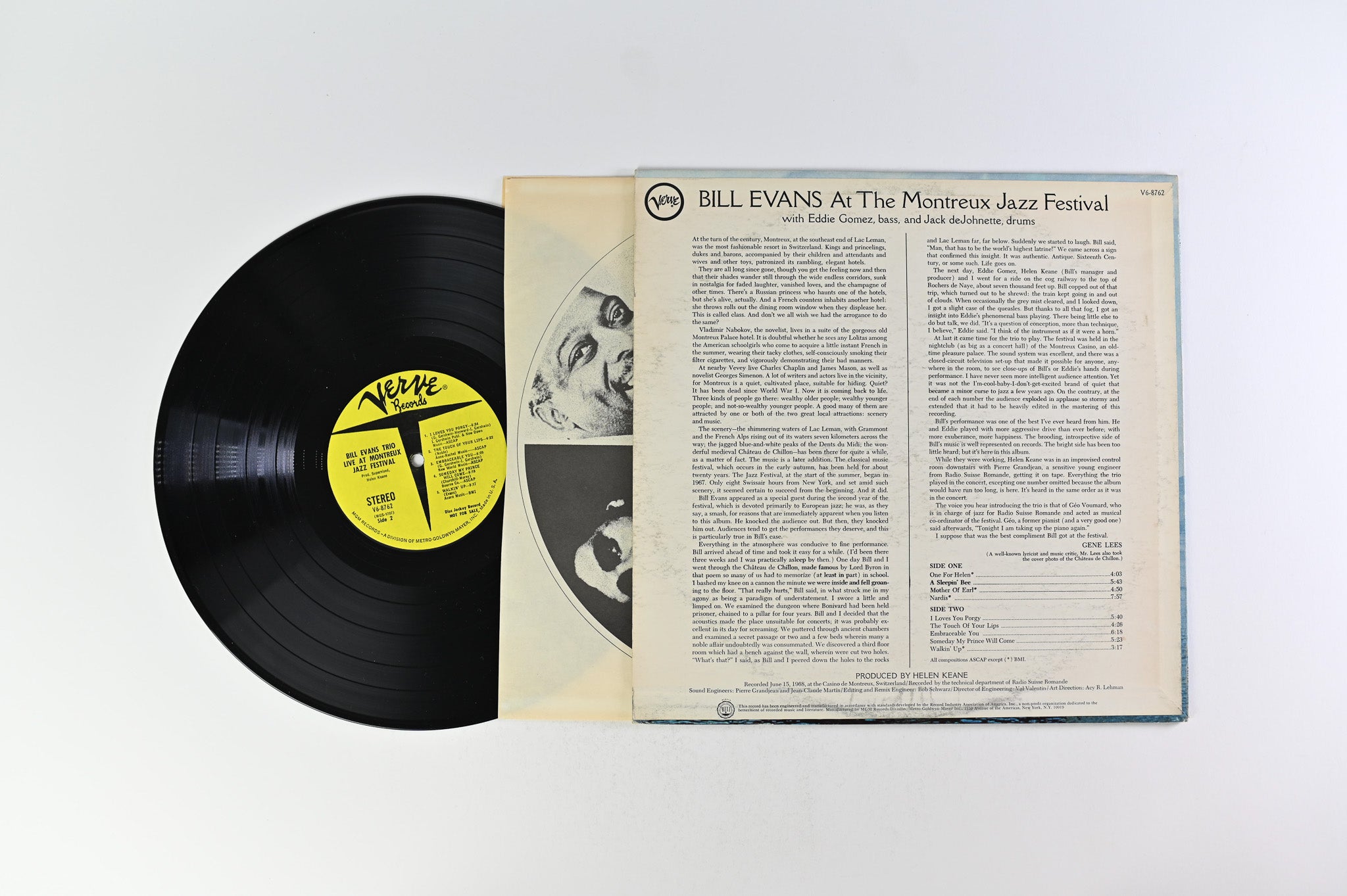 Bill Evans - At The Montreux Jazz Festival on Verve Stereo Promo