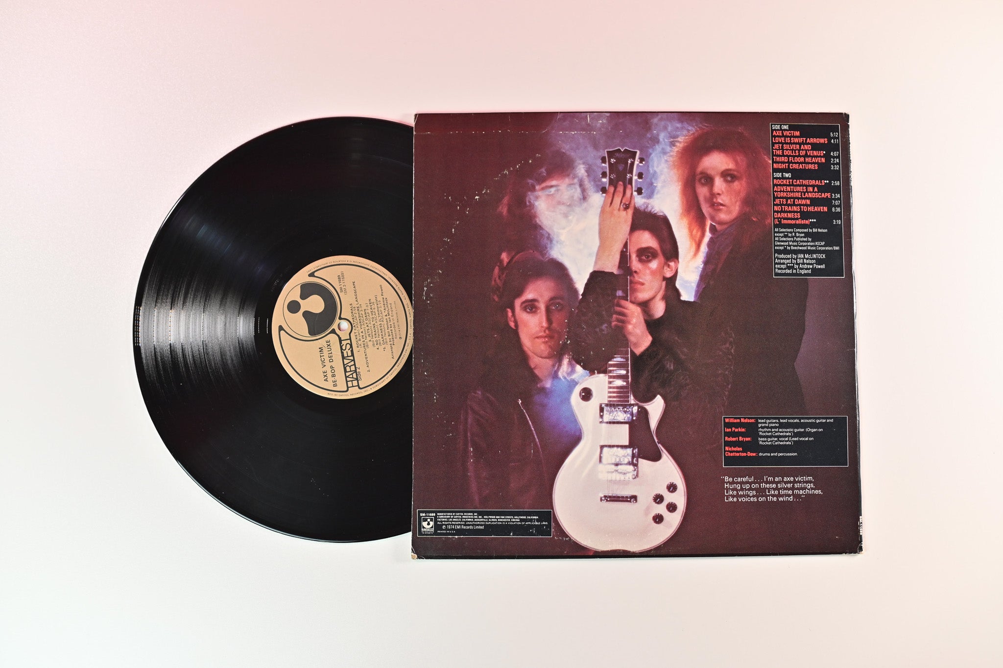 Be Bop Deluxe - Axe Victim on Harvest