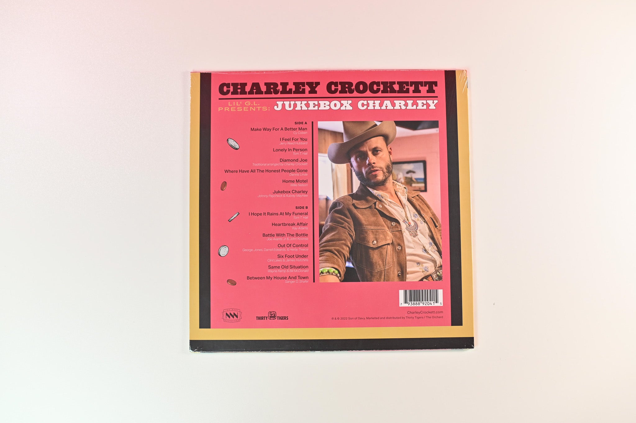 Charley Crockett - Lil' G.L. Presents: Jukebox Charley on Son Of Davy - Sealed