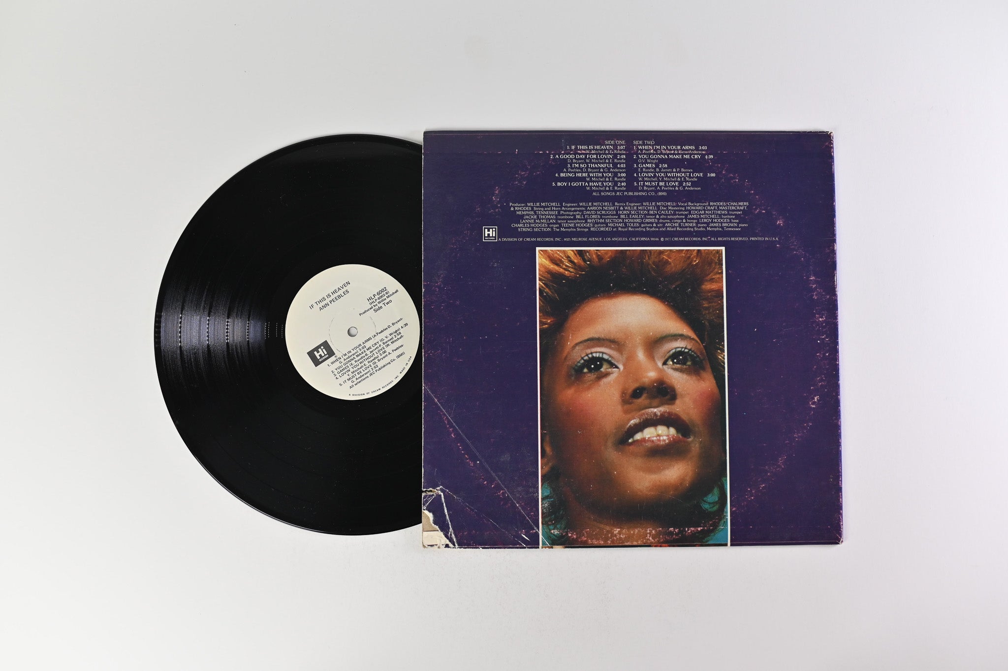 Ann Peebles - If This Is Heaven on Hi White Labels