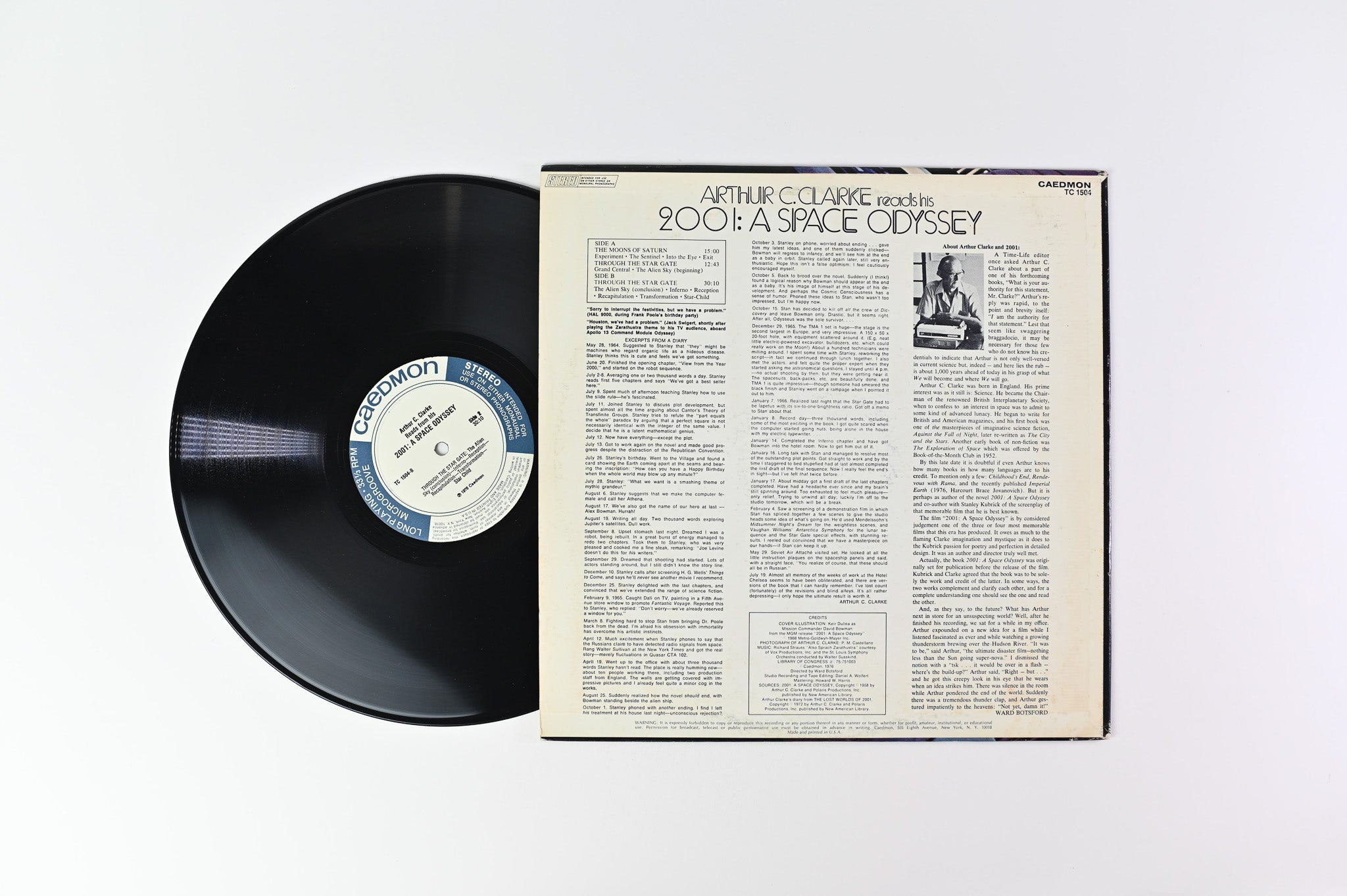 Arthur C. Clarke - 2001: A Space Odyssey on Caedmon Records