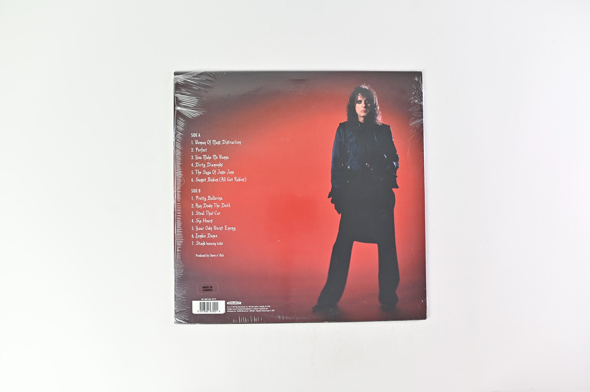 Alice Cooper - Dirty Diamonds on New West Records - Transparent Red Sealed