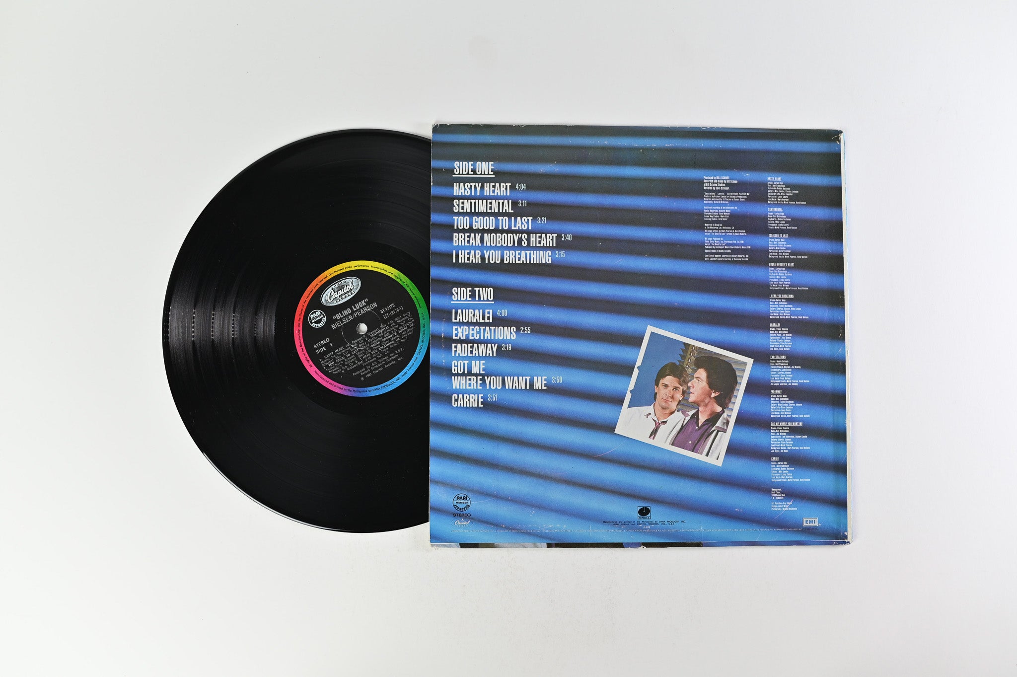 Nielsen Pearson Band - Blind Luck on Capitol Philippines Pressing