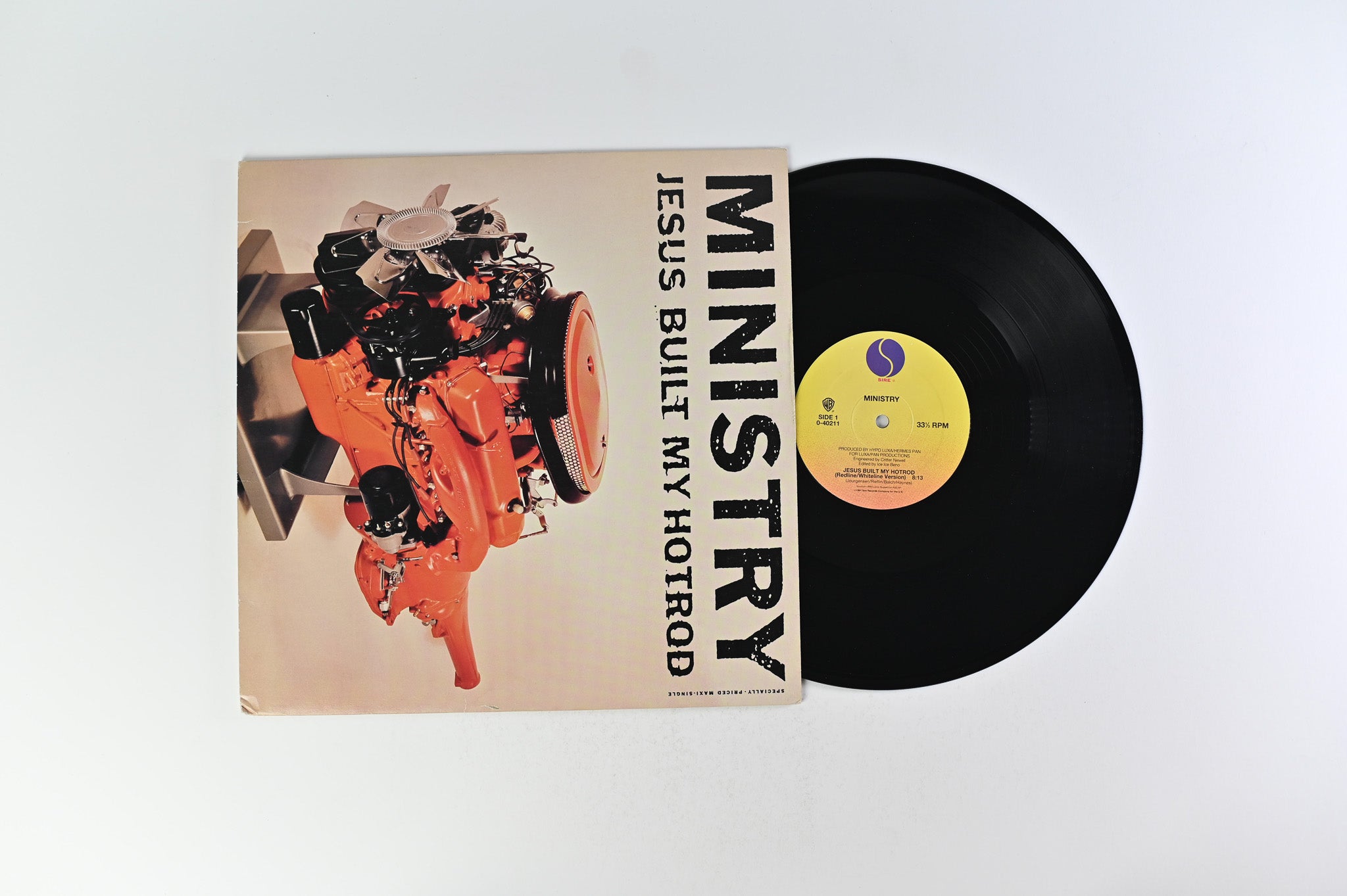 Ministry - Jesus Built My Hotrod on Sire 12" Maxi Single