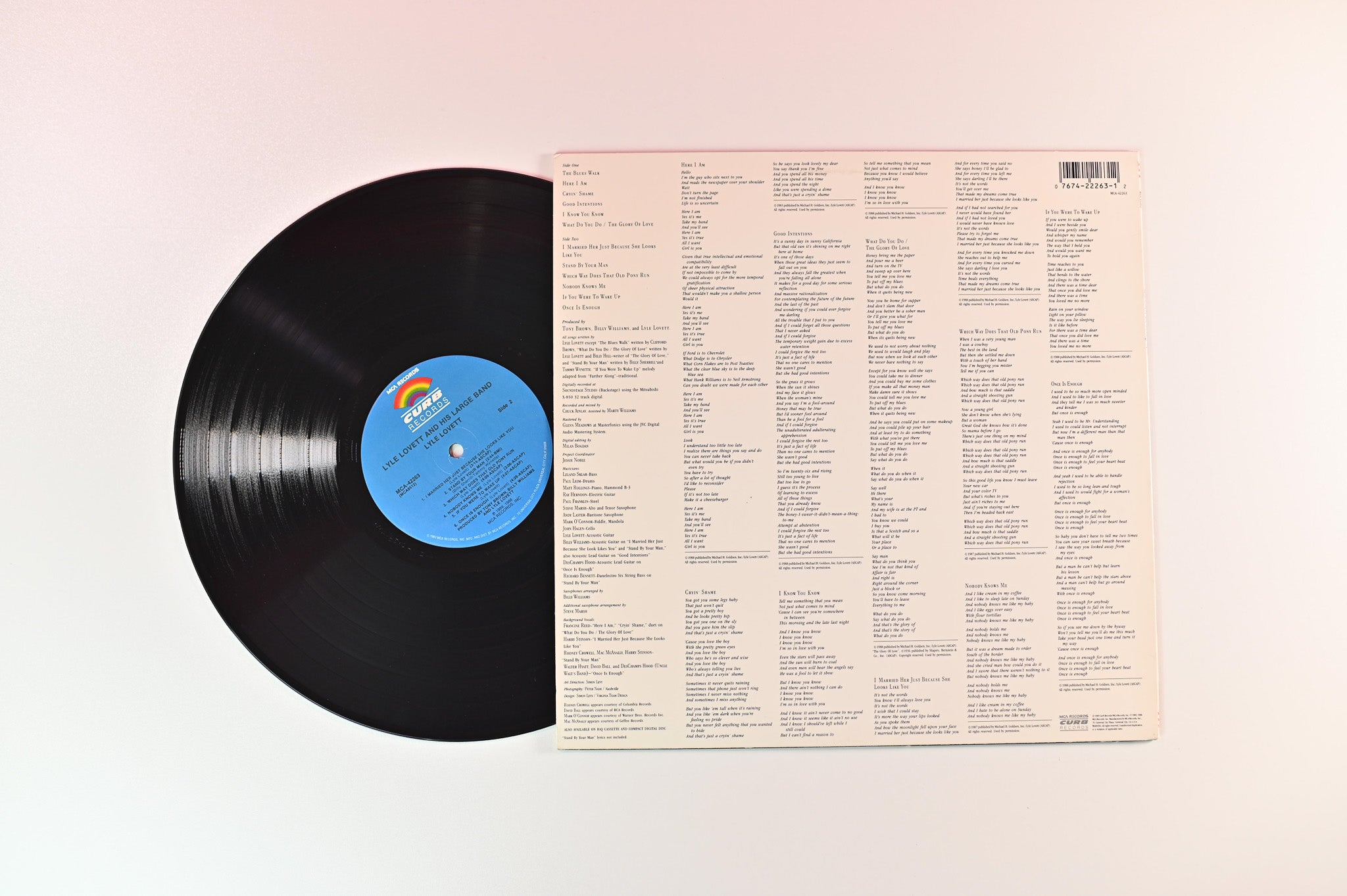 Lyle Lovett And His Large Band - Lyle Lovett And His Large Band on MCA Records / Curb Records