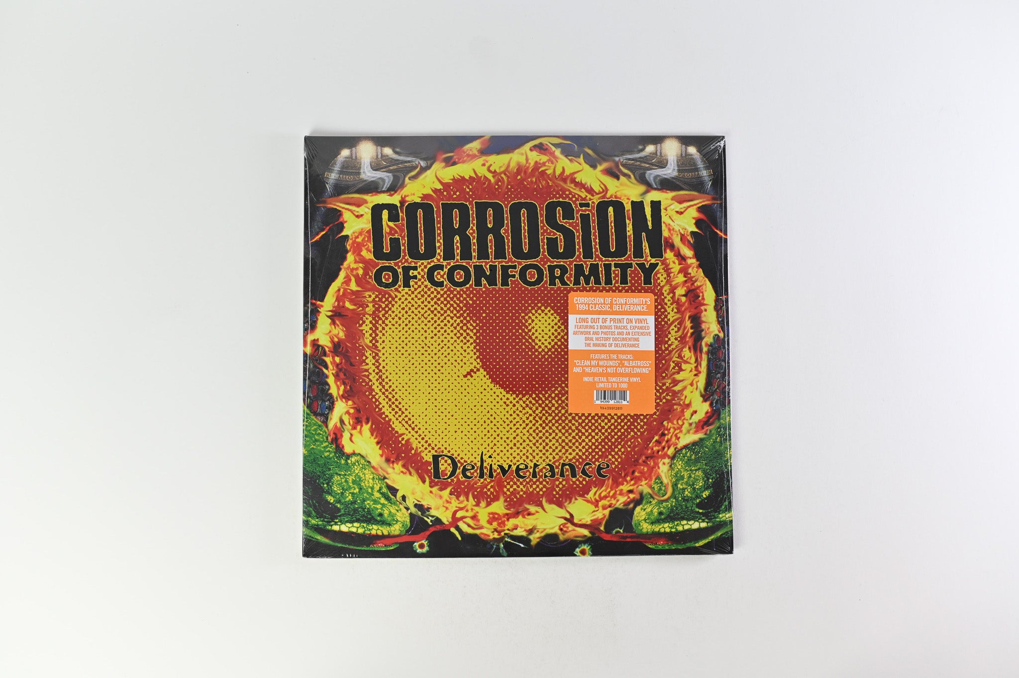 Corrosion Of Conformity - Deliverance on Century Media Ltd Tangerine Vinyl Reissue Sealed