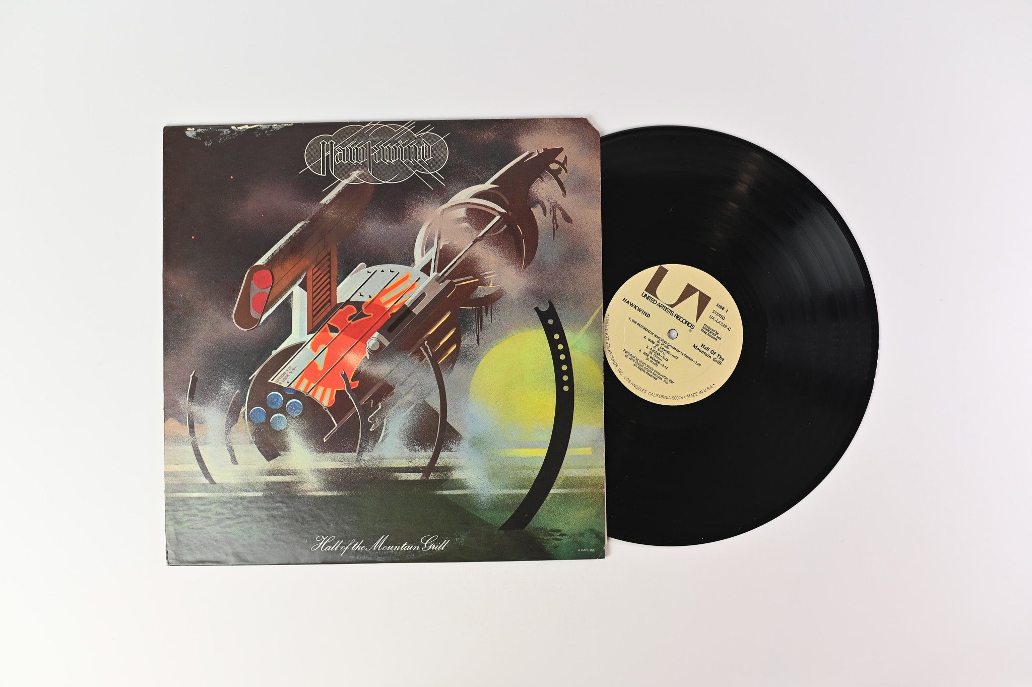 Hawkwind - Hall Of The Mountain Grill on United Artists Records