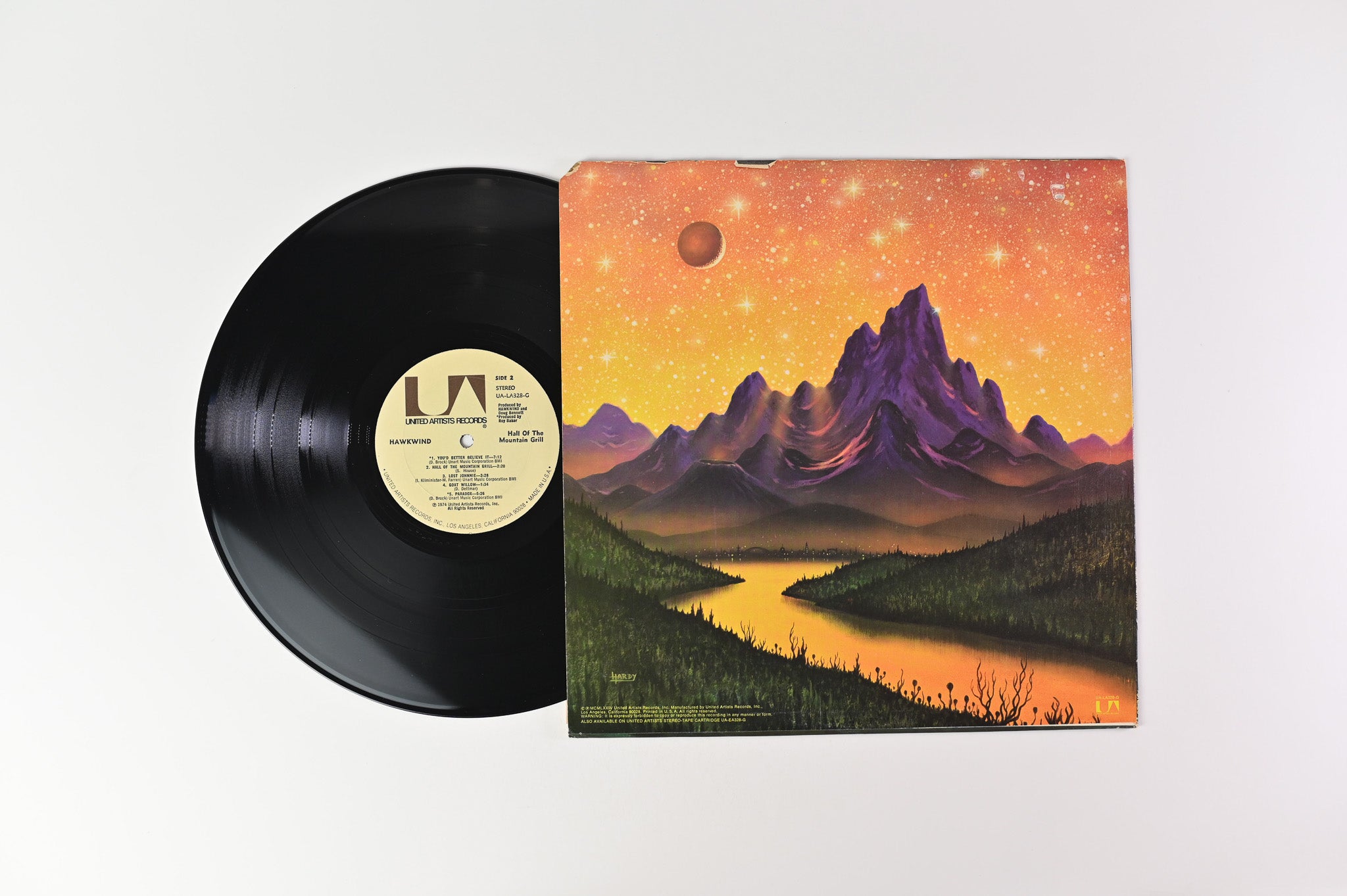 Hawkwind - Hall Of The Mountain Grill on United Artists Records