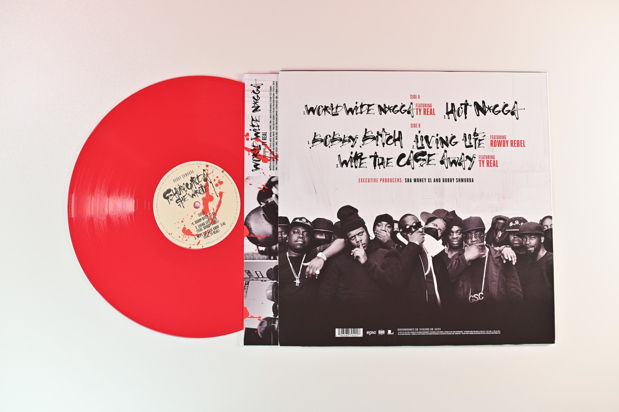 Bobby Shmurda - Shmurda She Wrote on Epic / Legacy - Red Vinyl