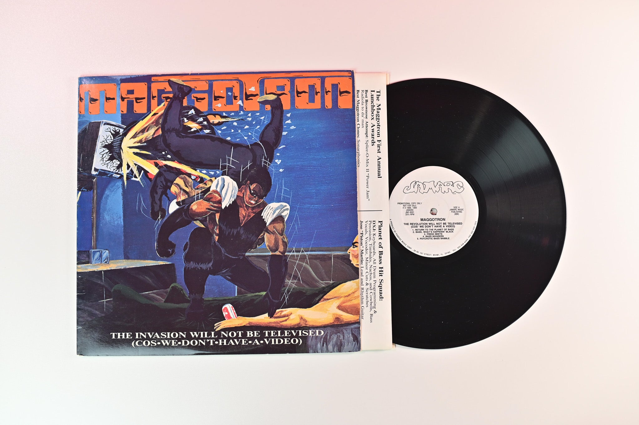 Maggotron - The Invasion Will Not Be Televised (Cos We Don't Have A Video) on Jamarc Records