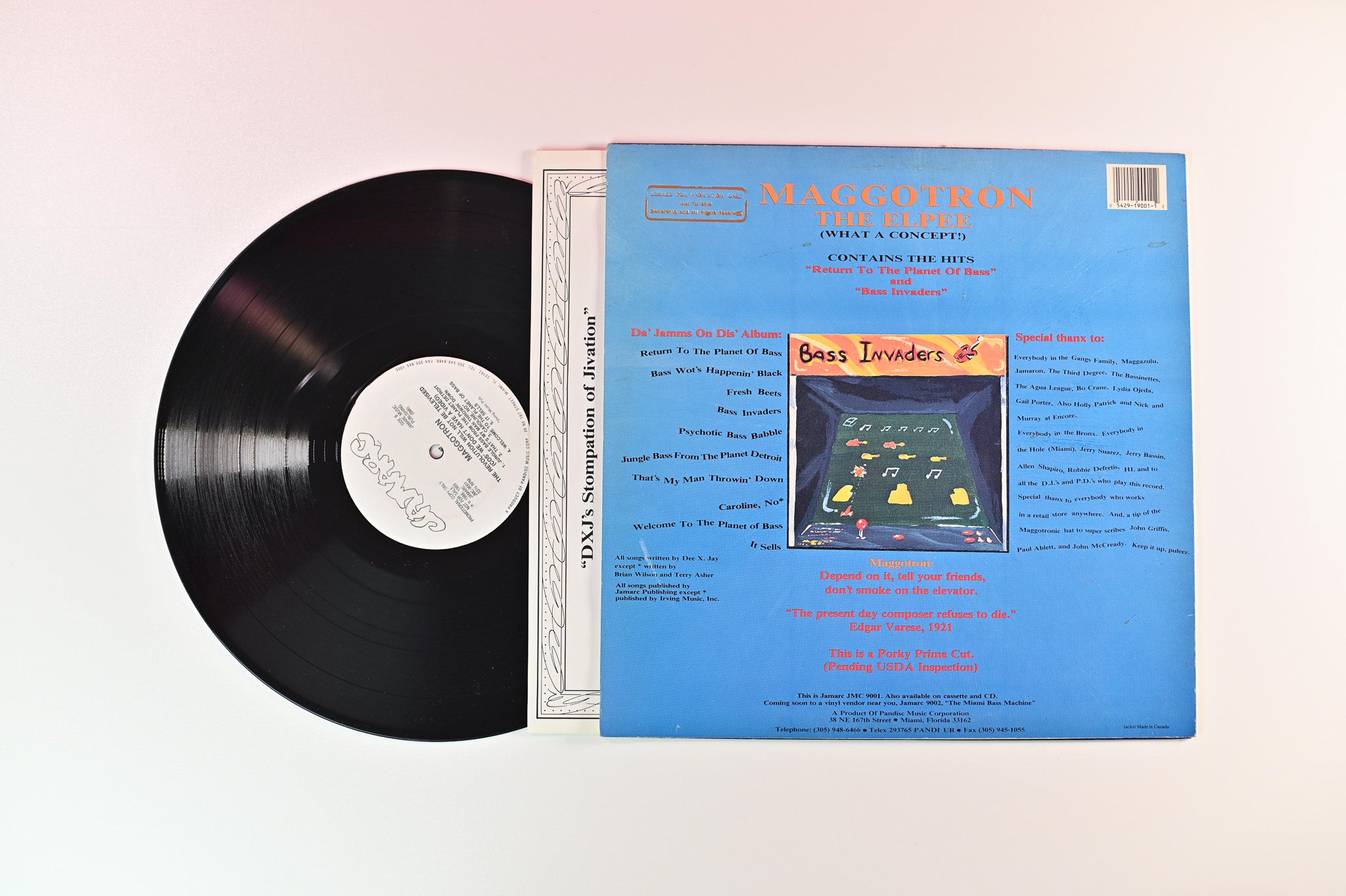 Maggotron - The Invasion Will Not Be Televised (Cos We Don't Have A Video) on Jamarc Records