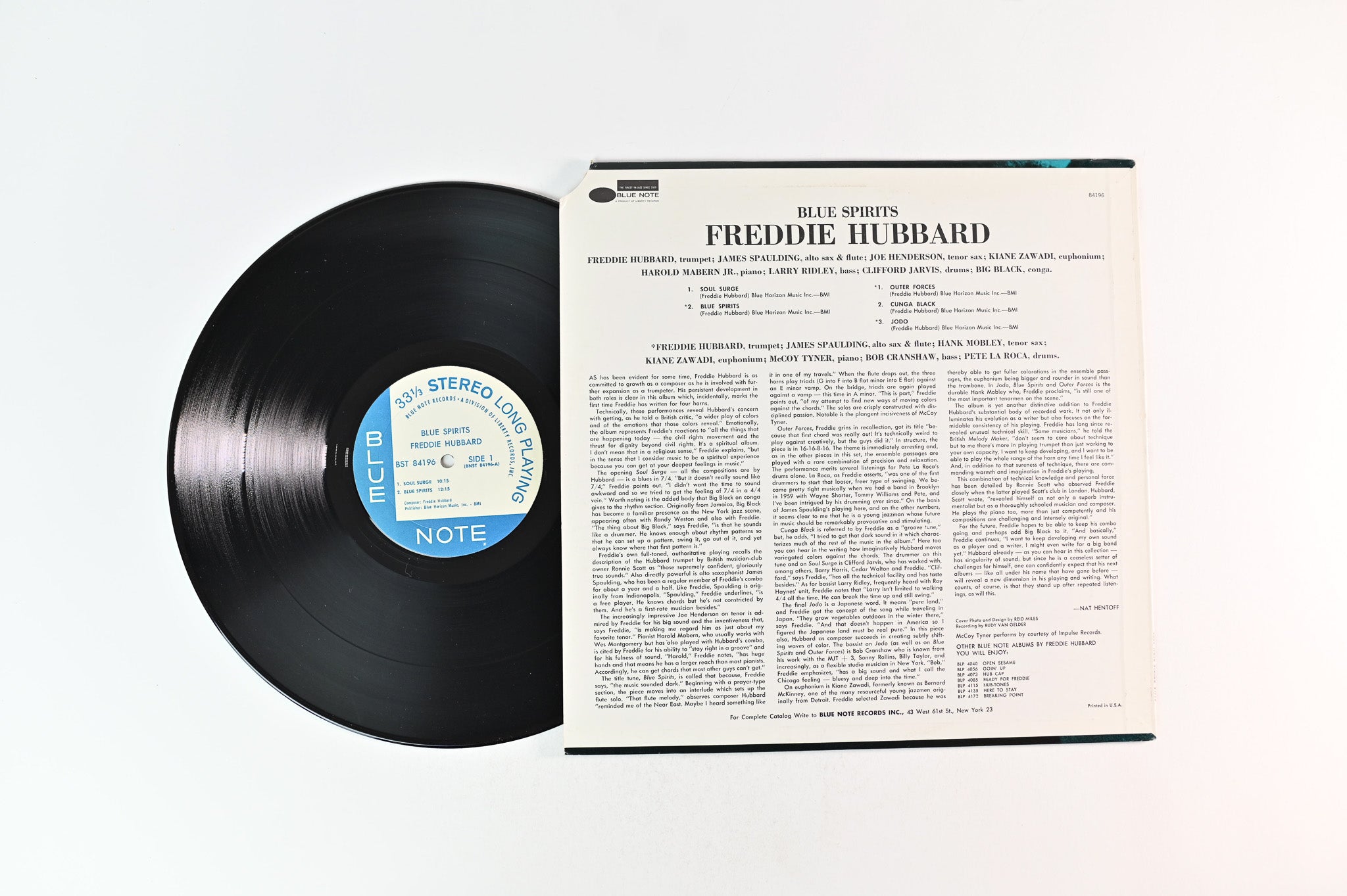 Freddie Hubbard - Blue Spirits on Blue Note Stereo Liberty