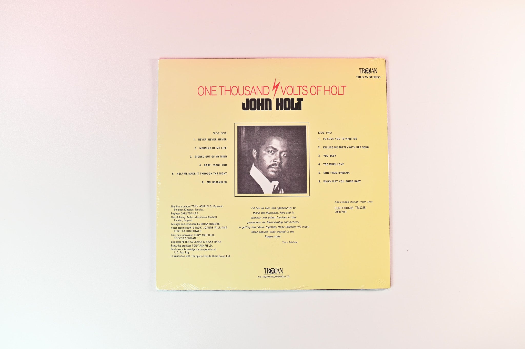 John Holt - 1000 Volts Of Holt on Trojan Records - Sealed