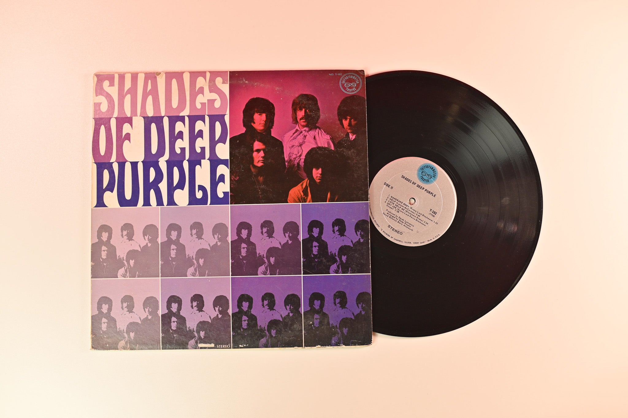 Deep Purple - Shades Of Deep Purple on Tetragrammaton Records