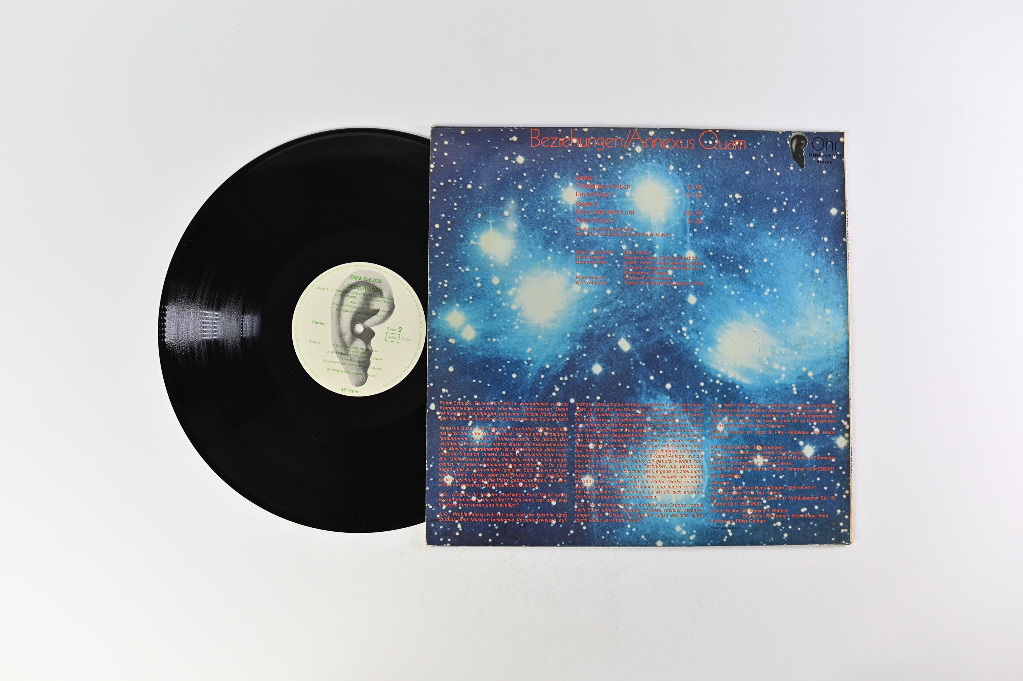 Annexus Quam - Beziehungen on OHR Original German Press