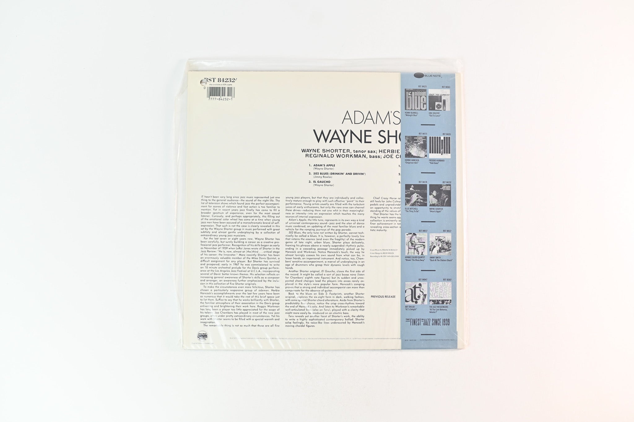 Wayne Shorter - Adam's Apple on Blue Note Cadre Rouge Audiophile Edition Reissue Sealed