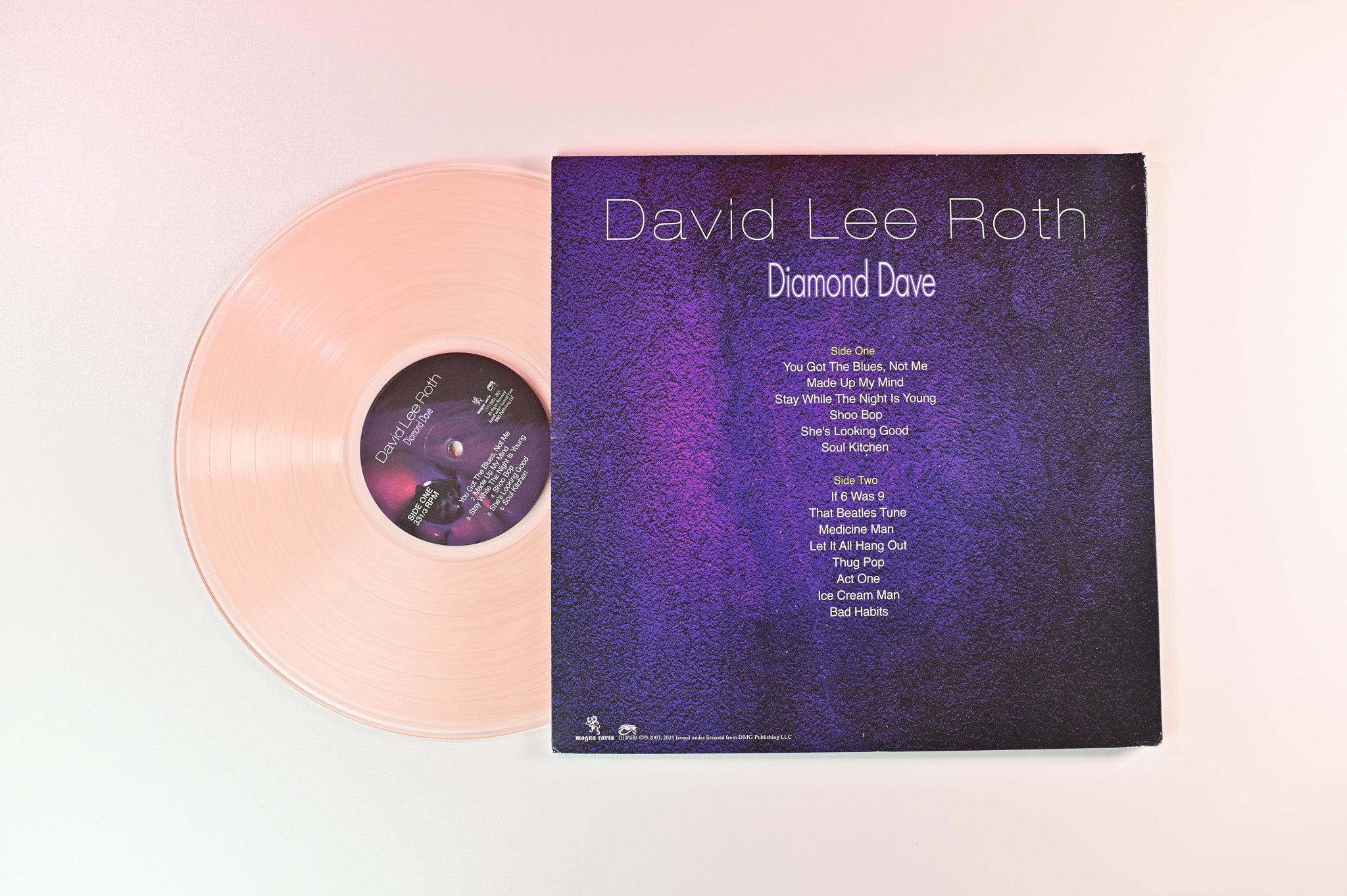 David Lee Roth - Diamond Dave on Cleopatra - Pink Vinyl