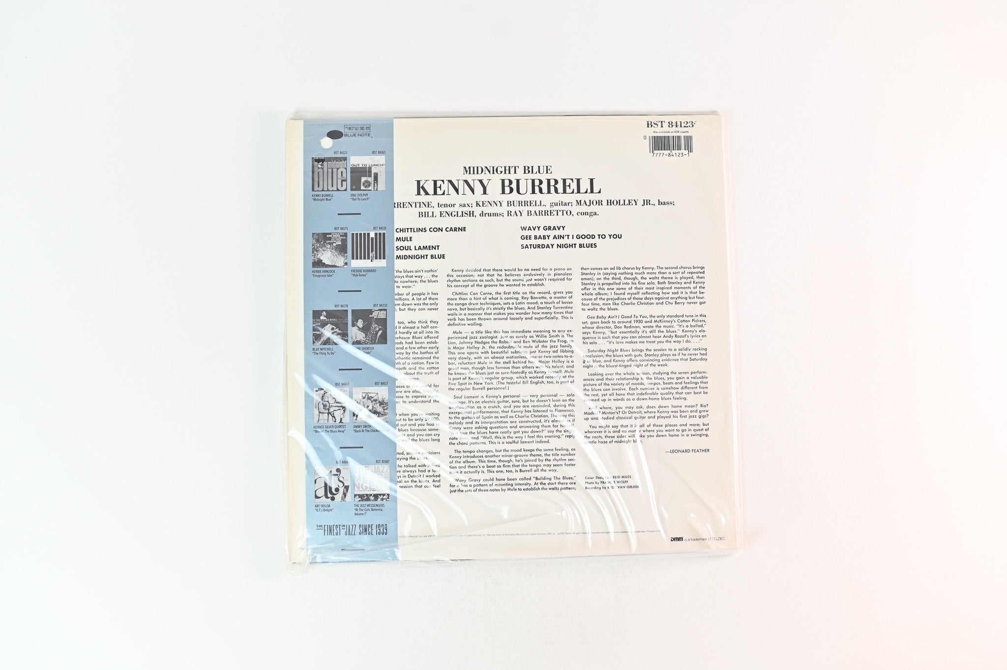 Kenny Burrell - Midnight Blue on Blue Note Cadre Rouge Audiophile Edition Reissue Sealed