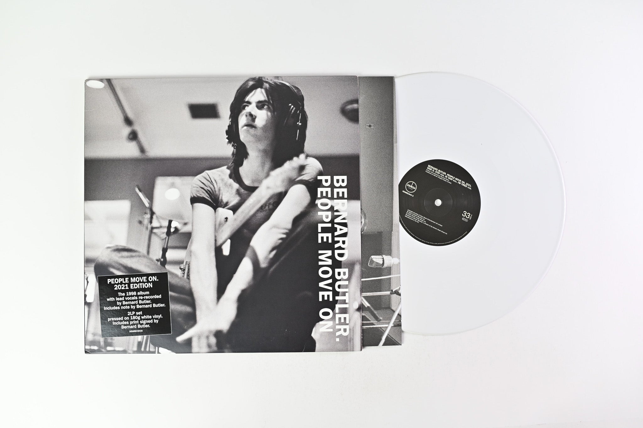 Bernard Butler - People Move On on Demon Records - White Vinyl