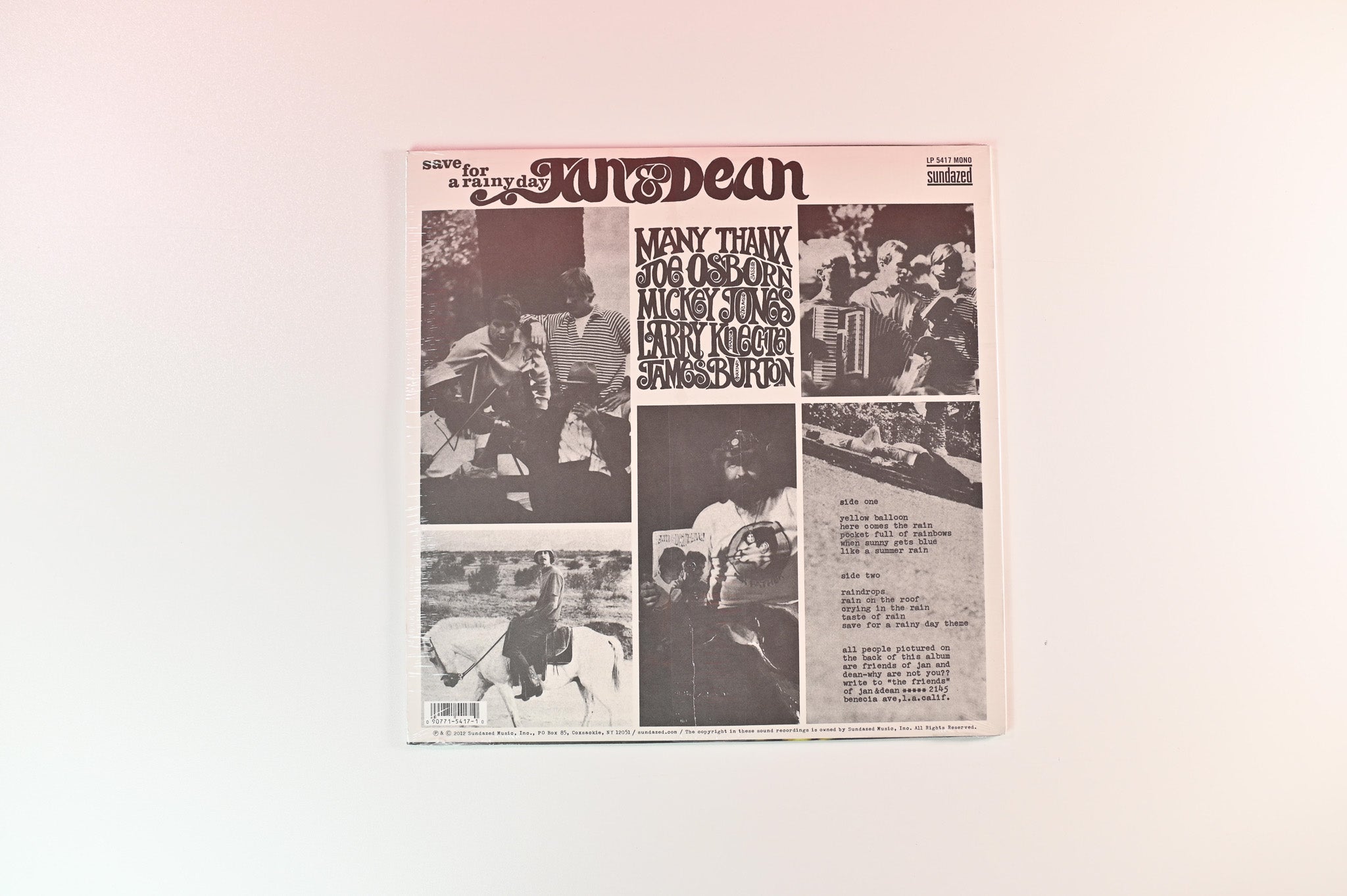 Jan & Dean - Save For A Rainy Day on Sundazed Music - Sealed