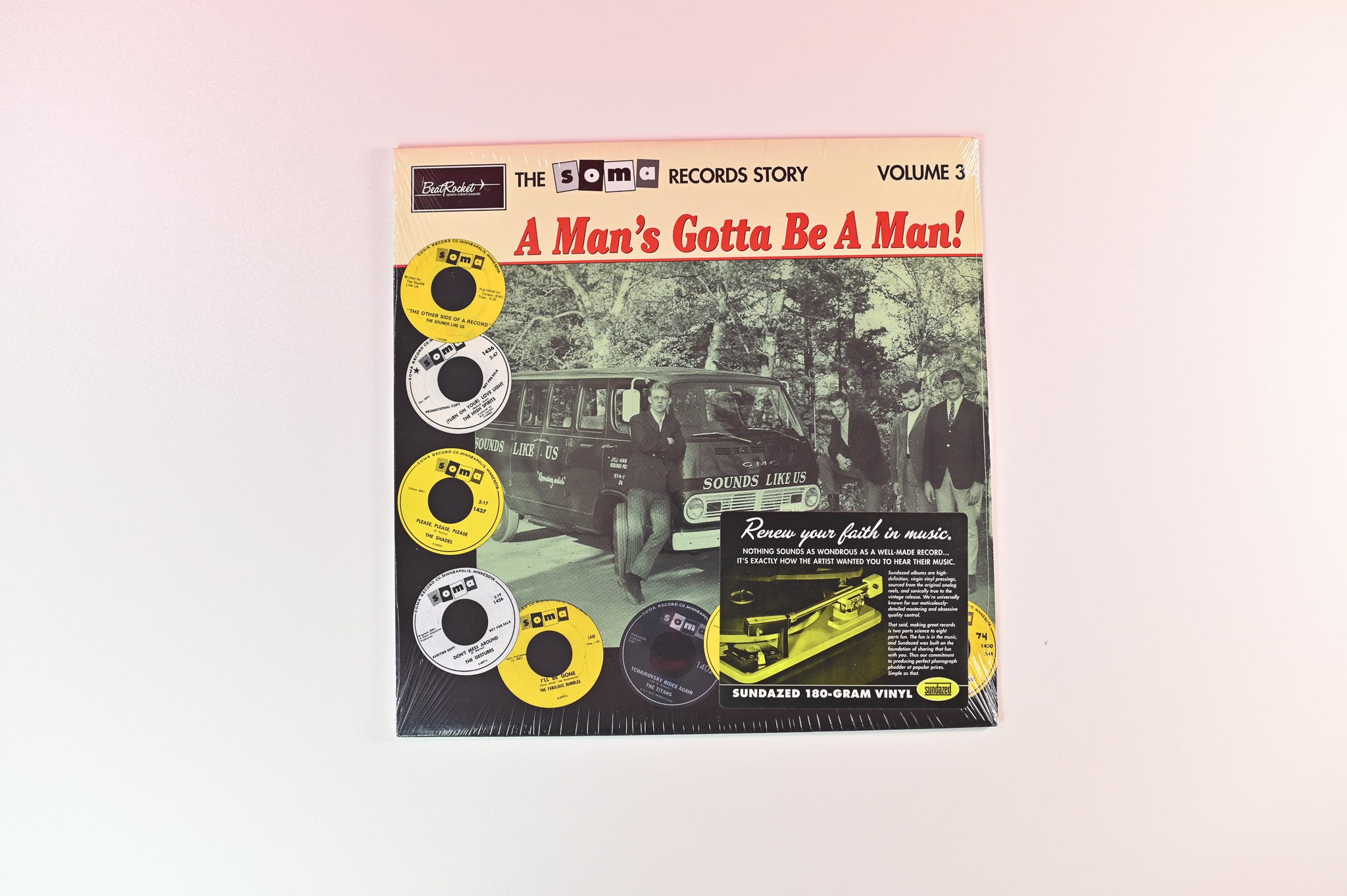 Various - The Soma Records Story Volume 3 (A Man's Gotta Be A Man!) on BeatRocket - Sealed