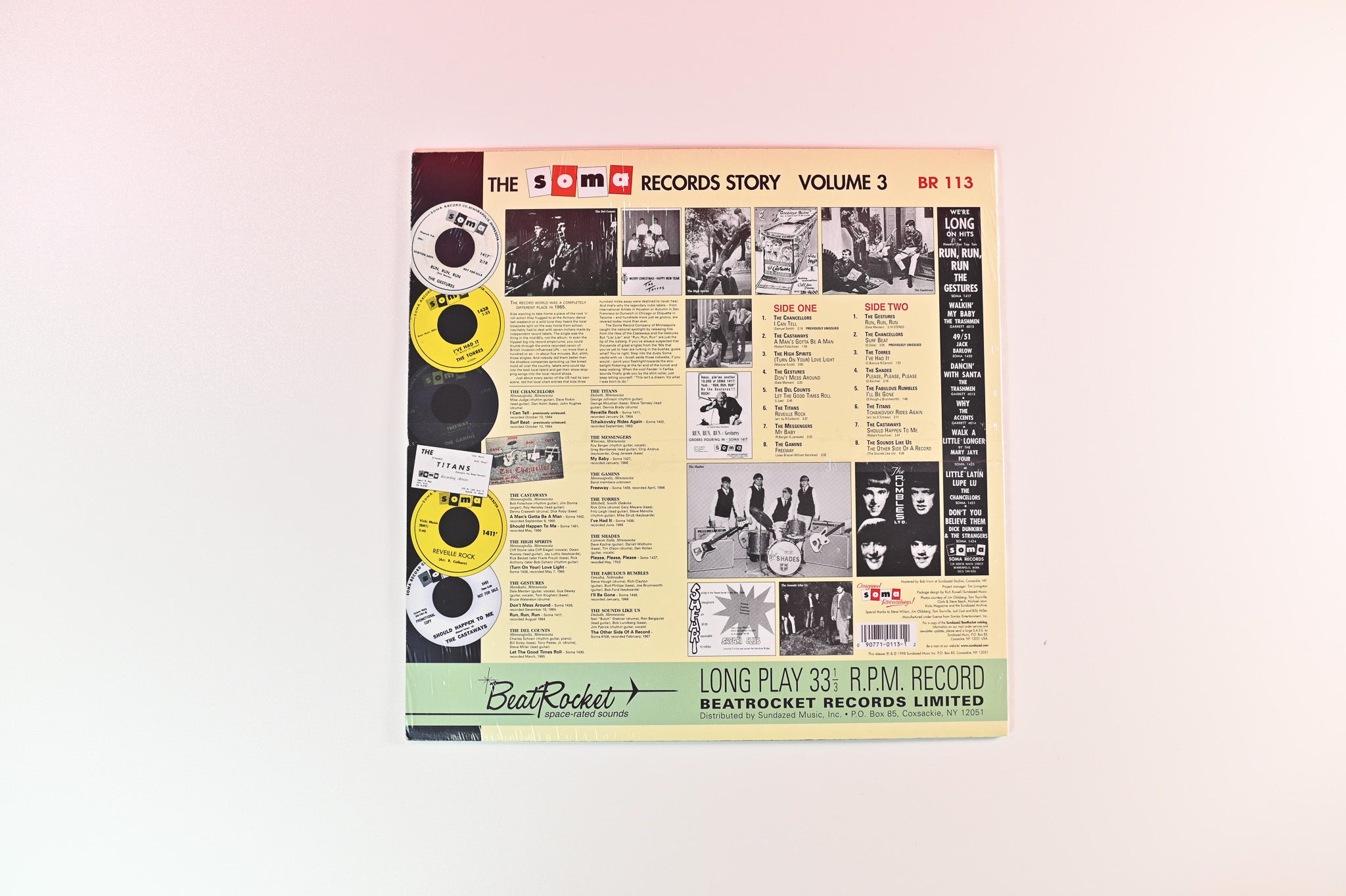 Various - The Soma Records Story Volume 3 (A Man's Gotta Be A Man!) on BeatRocket - Sealed
