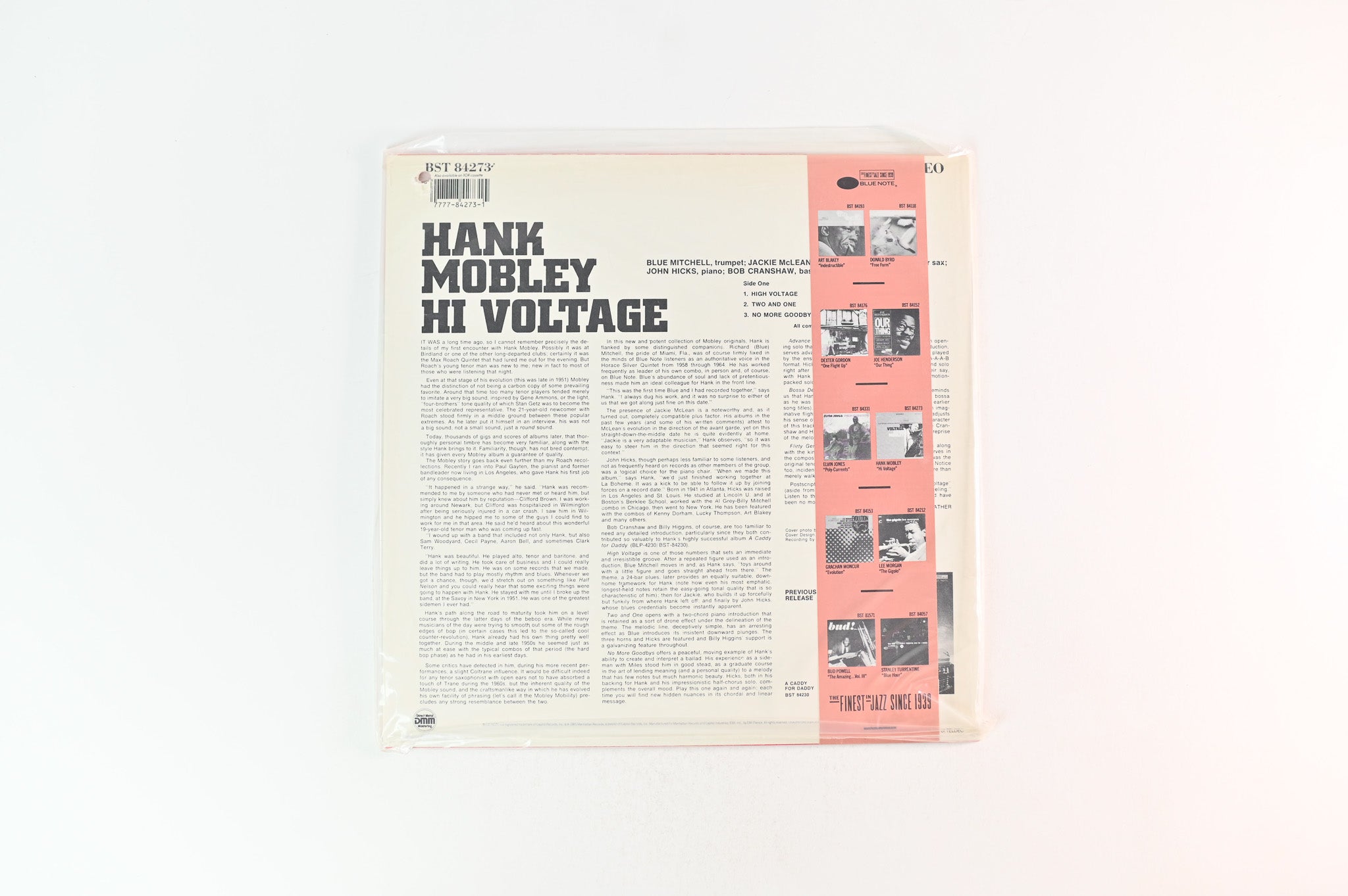 Hank Mobley - Hi Voltage on Blue Note Cadre Rouge Audiophile Edition Reissue Sealed