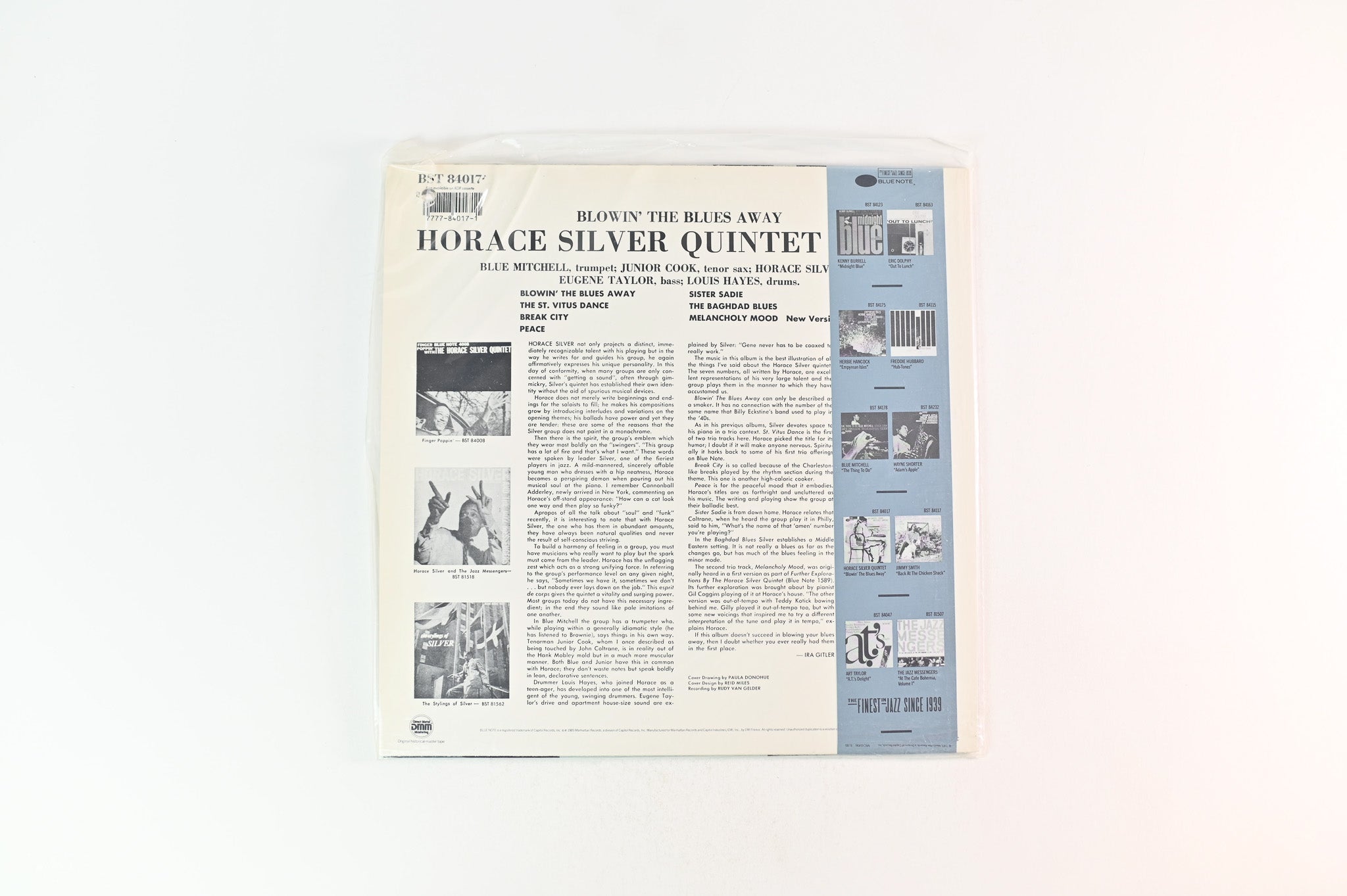 The Horace Silver Quintet - Blowin' The Blues Away on Blue Note Cadre Rouge Audiophile Edition Reissue Sealed