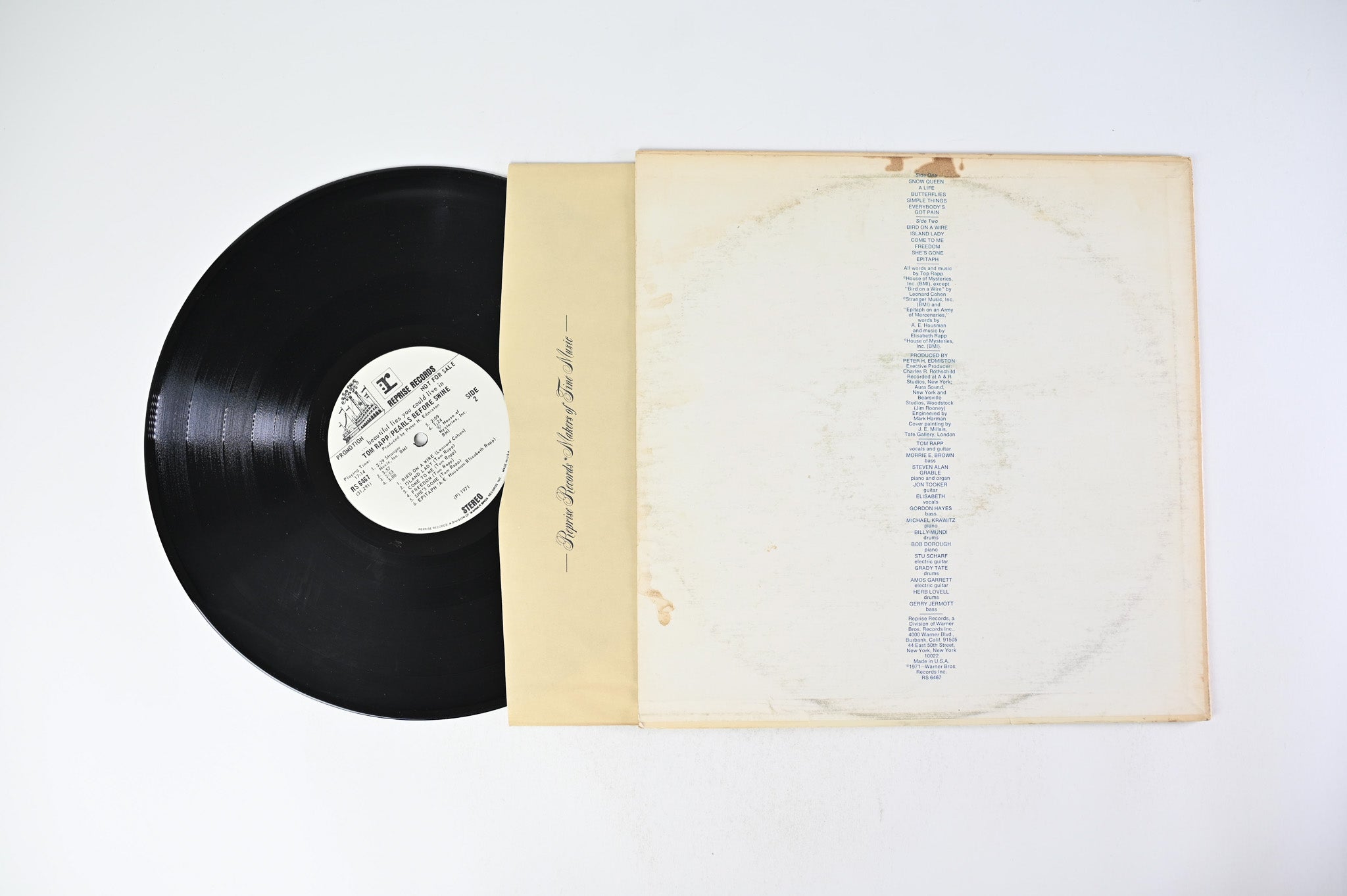 Tom Rapp, Pearls Before Swine – ...Beautiful Lies You Could Live In. on Reprise - Promo