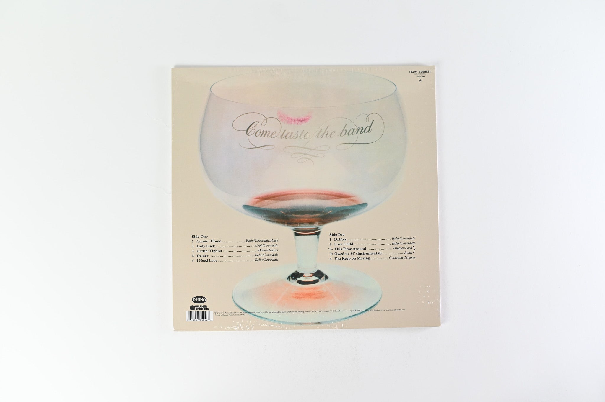 Deep Purple - Come Taste The Band Reissue SEALED on Rhino/Warner Records Purple Vinyl