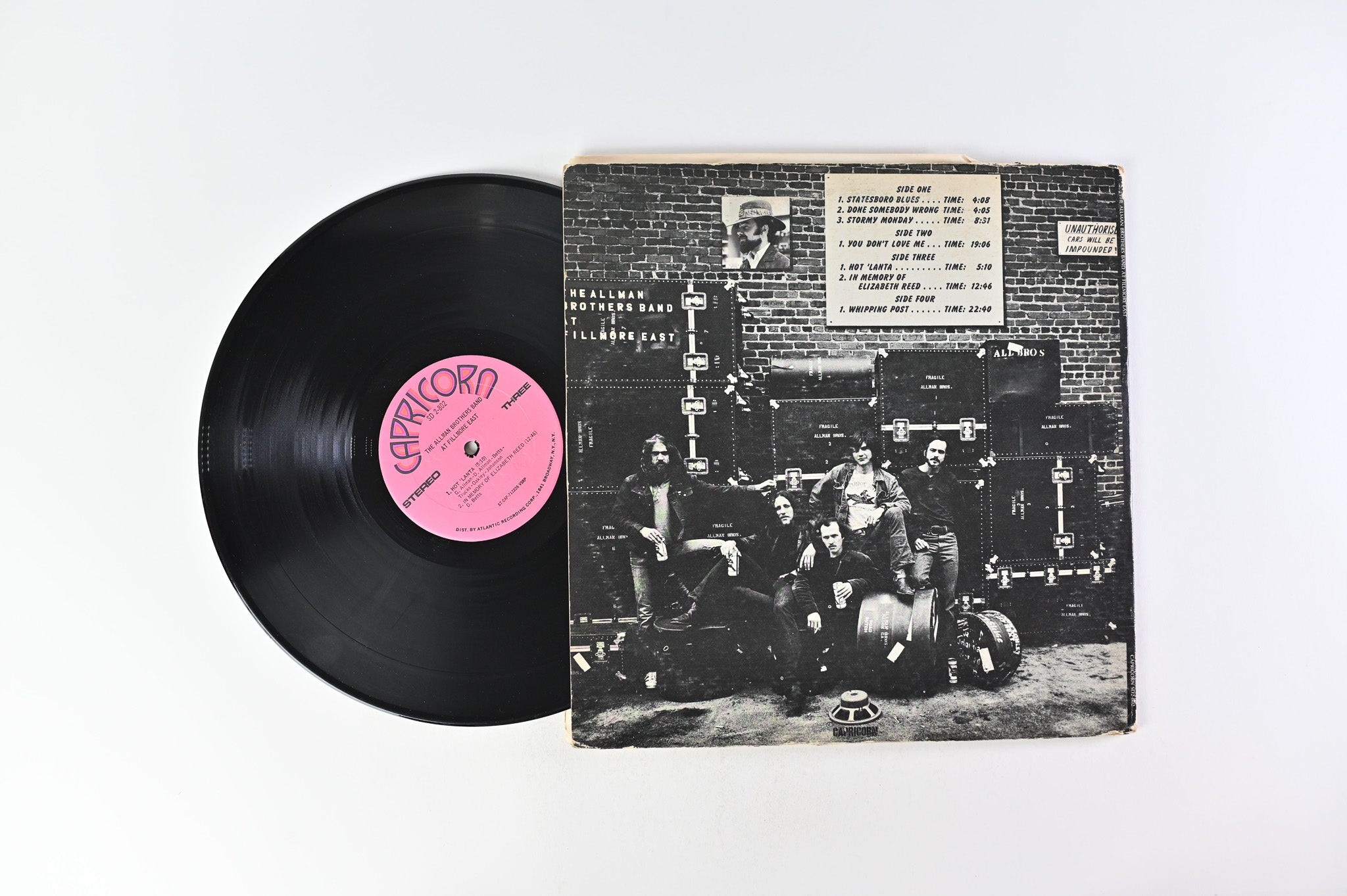 The Allman Brothers Band - The Allman Brothers Band At Fillmore East on Capricorn Records