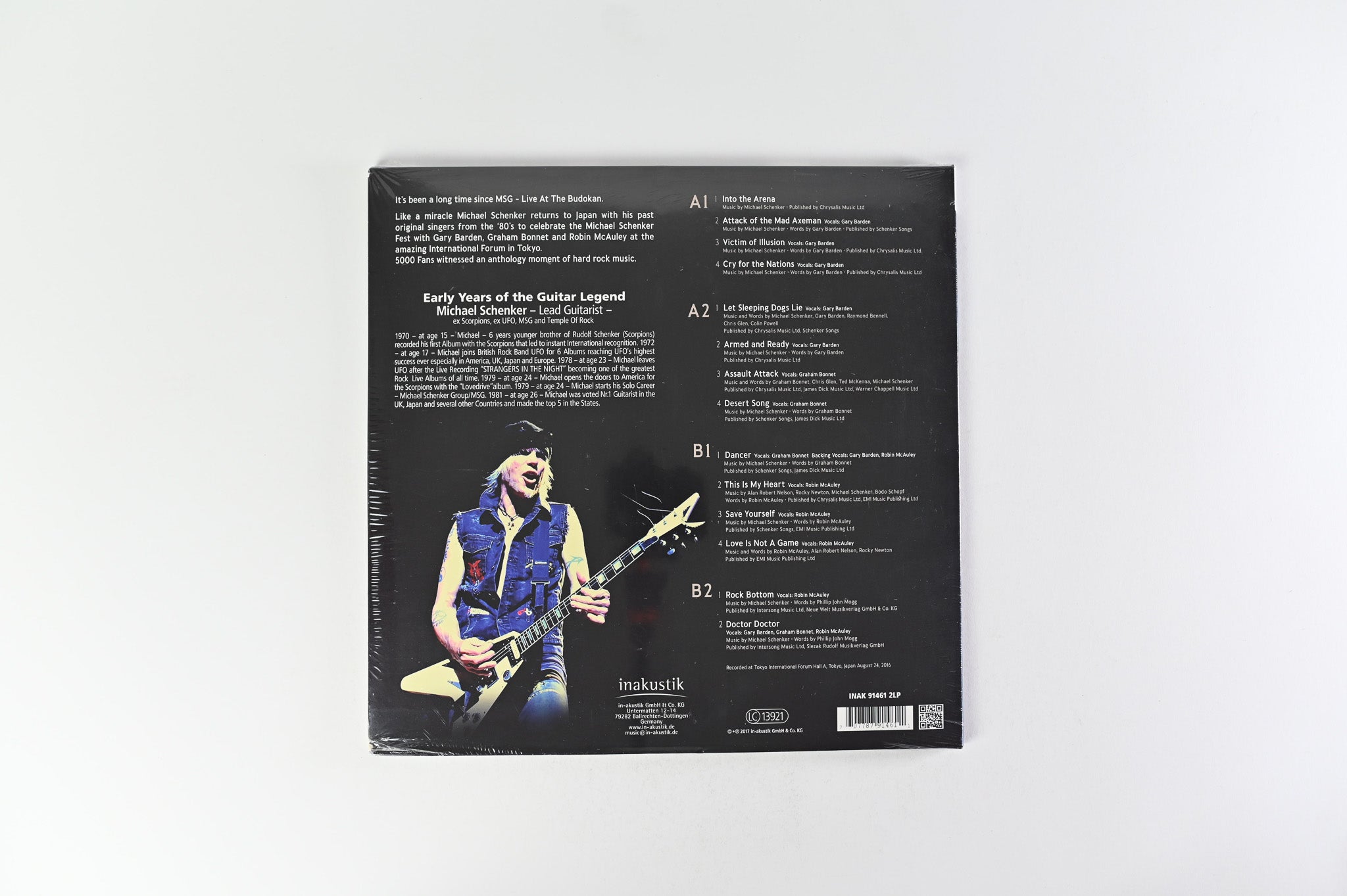 Michael Schenker Fest - Live Tokyo International Forum Hall A SEALED on in-akustik