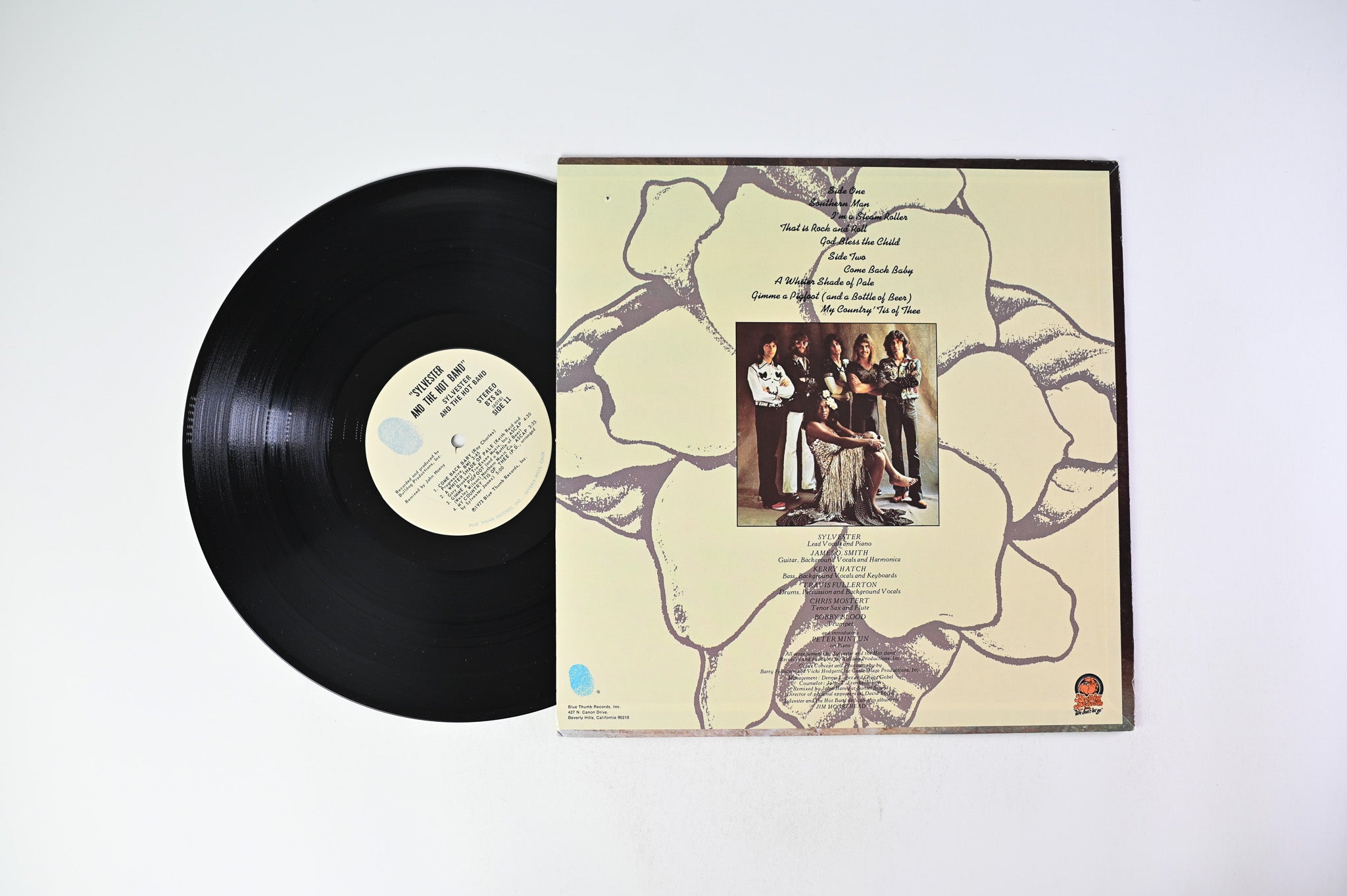 Sylvester And The Hot Band - Sylvester And The Hot Band on Blue Thumb Records - With Poster