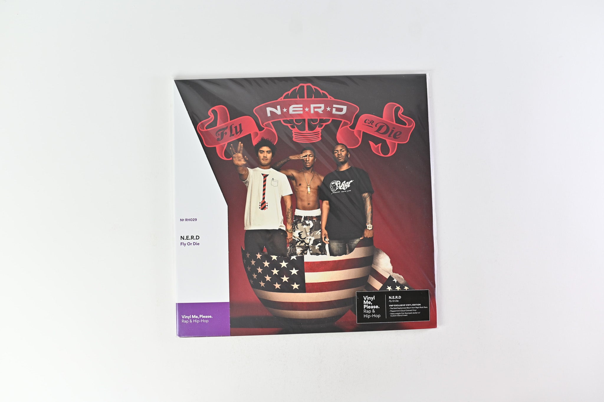 N*E*R*D - Fly Or Die Vinyl Me Please Peppermint Cloud Vinyl Reissue