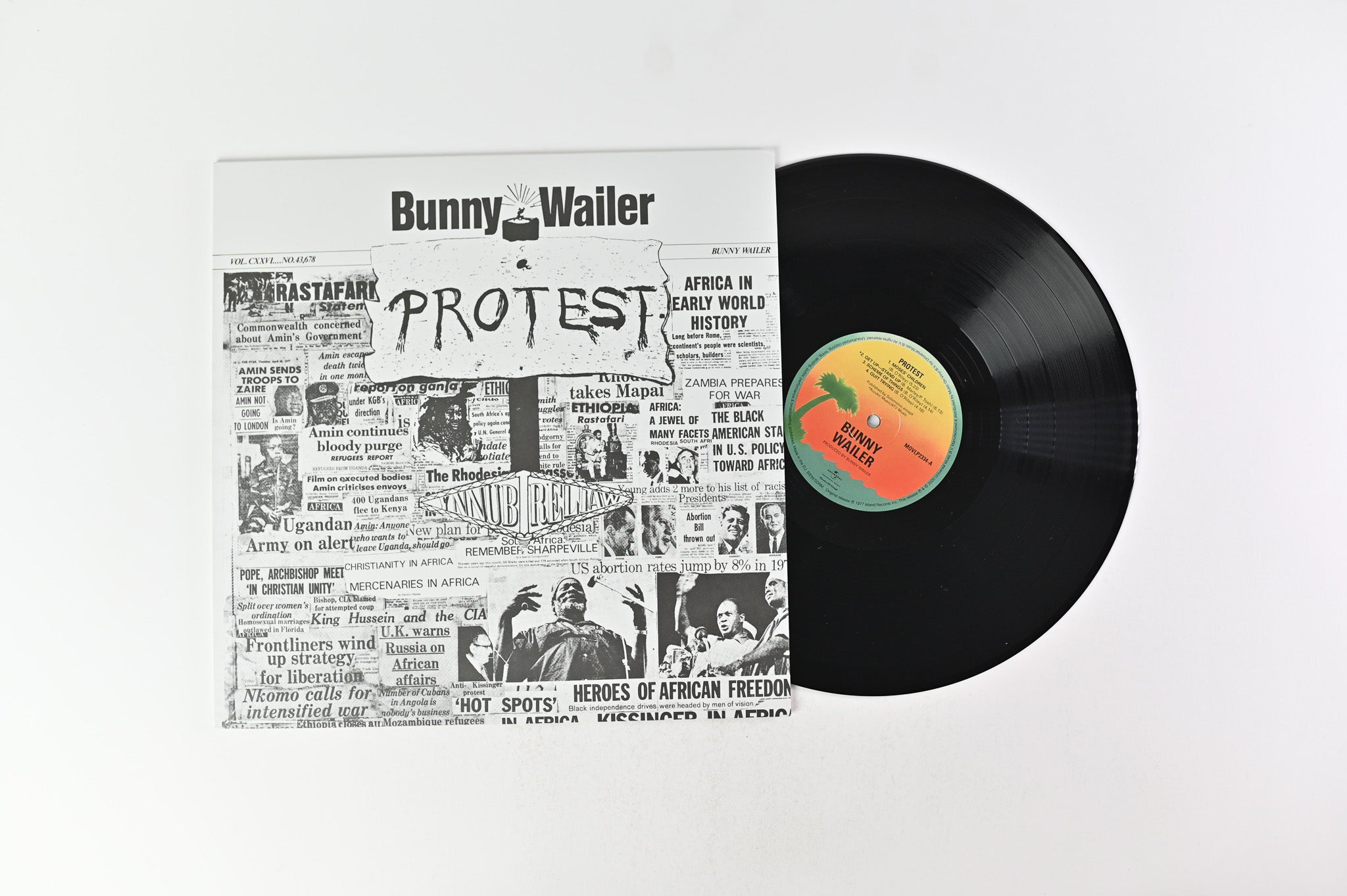 欧LP Bunny Wailer Protest (180g) MOVLP2334 Music On Vinyl /00280 Bunny Wailer – Protest – Vinyl (LP, Album, Reissue