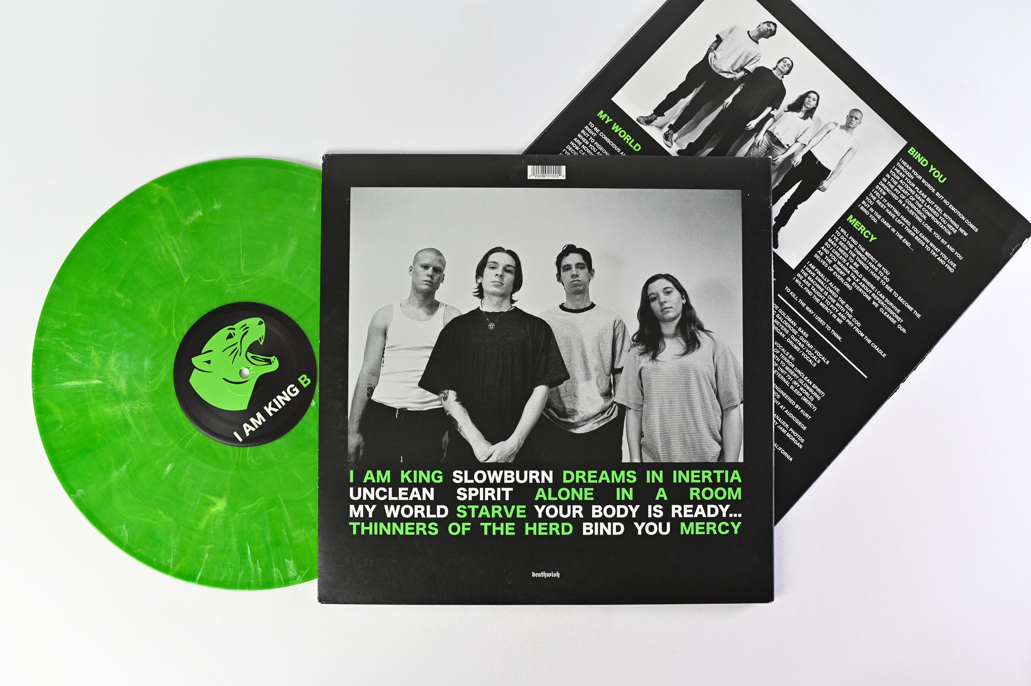Code Orange Kids - I Am King on Deathwish Green Opaque Vinyl