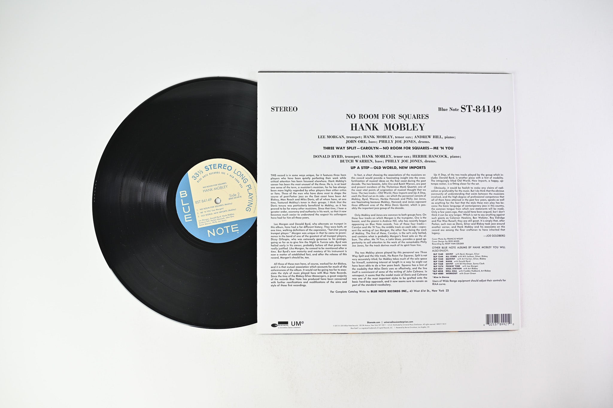 Hank Mobley - No Room For Squares on Blue Note 75th Series