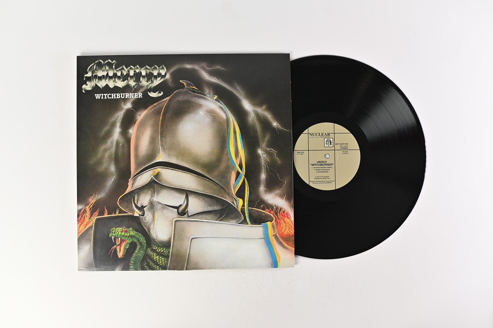 Mercy - Witchburner Reissue on Nuclear War Now! Productions