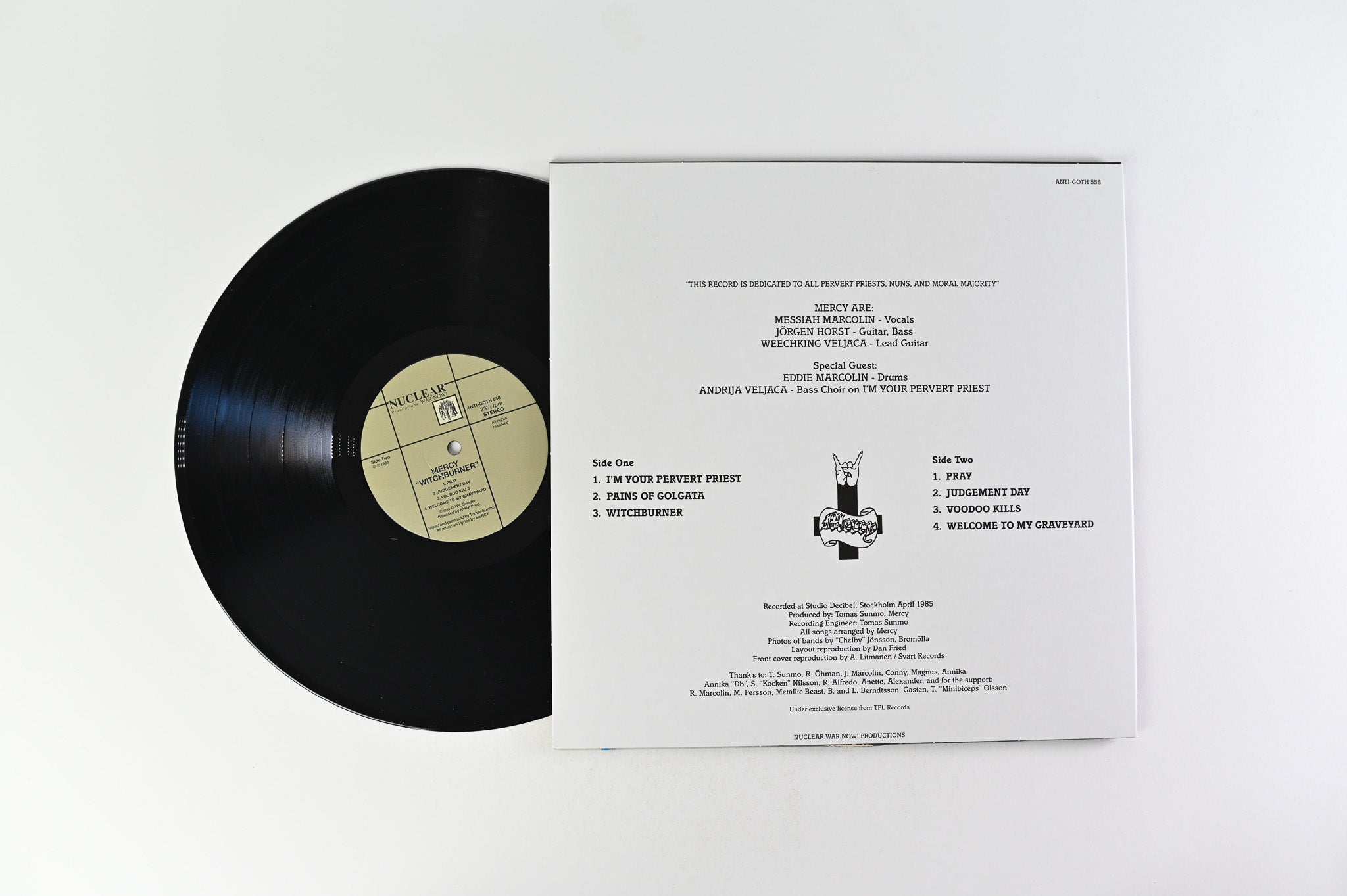 Mercy - Witchburner Reissue on Nuclear War Now! Productions