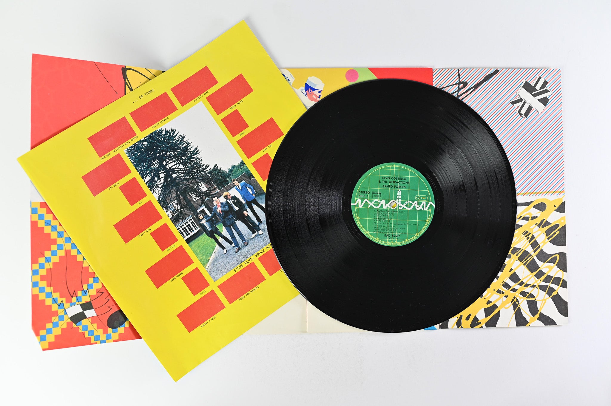 Elvis Costello & The Attractions - Armed Forces on Radar Records German Press w/Foldout Cover