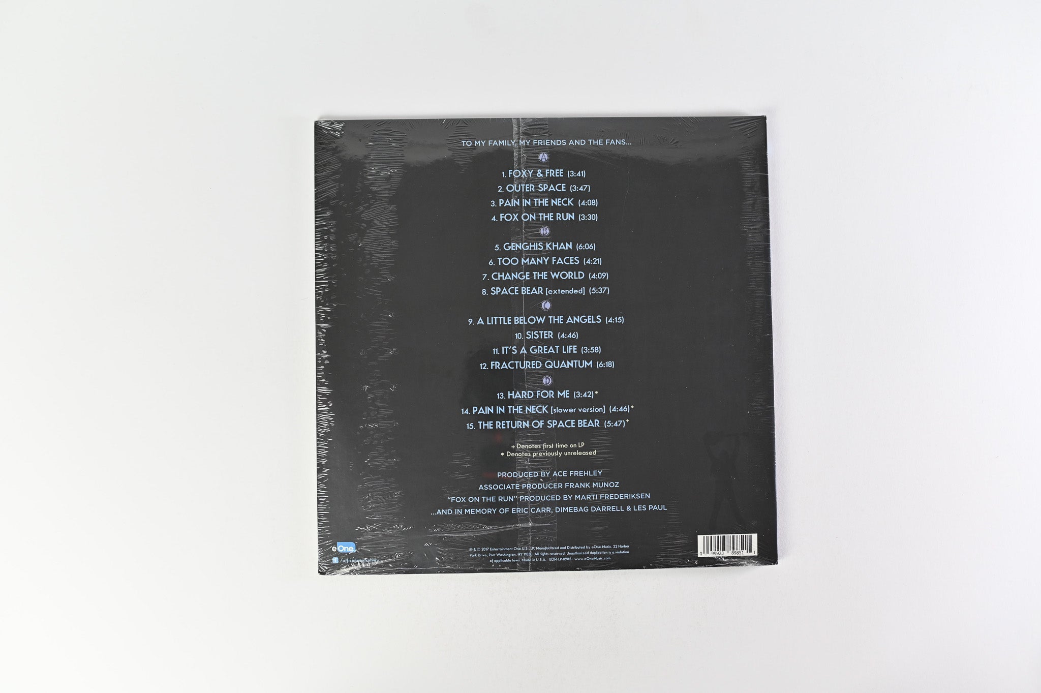 Ace Frehley - Anomaly - Deluxe SEALED on Entertainment One Starburst Vinyl