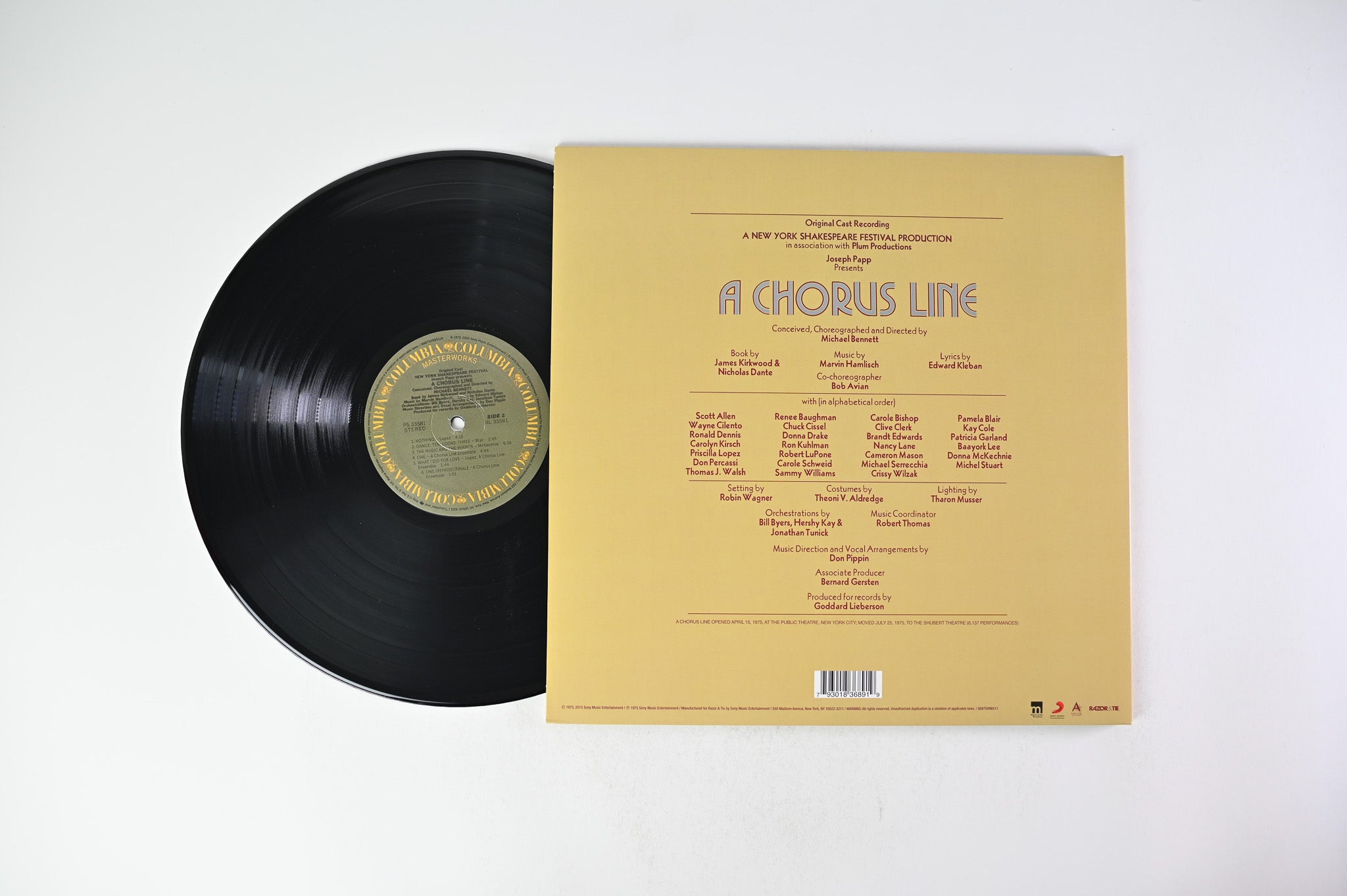 Various - A Chorus Line - Original Cast Recording on Analog Spark / Masterworks Broadway