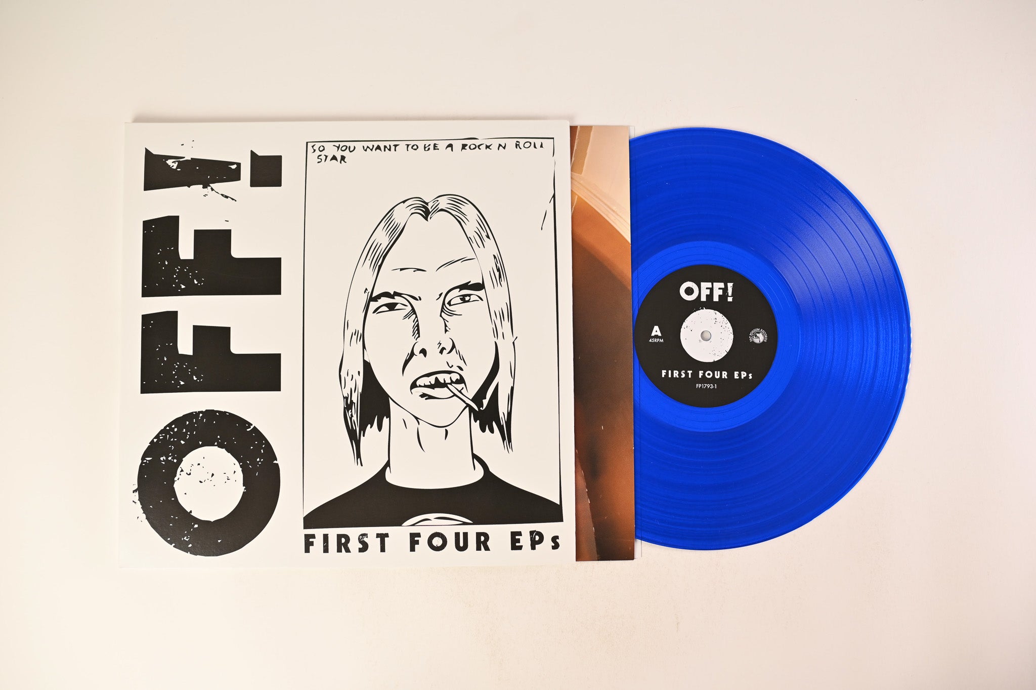 OFF! - First Four EPs on Fat Possum Records - Blue Vinyl