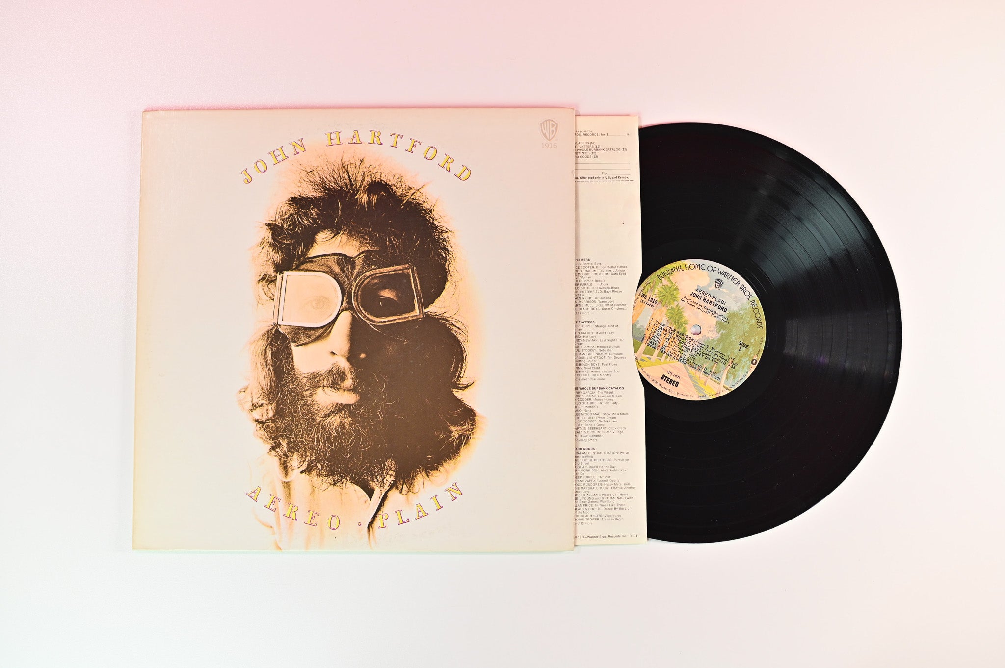 John Hartford - Aereo-Plain on Warner Bros. Records Reissue