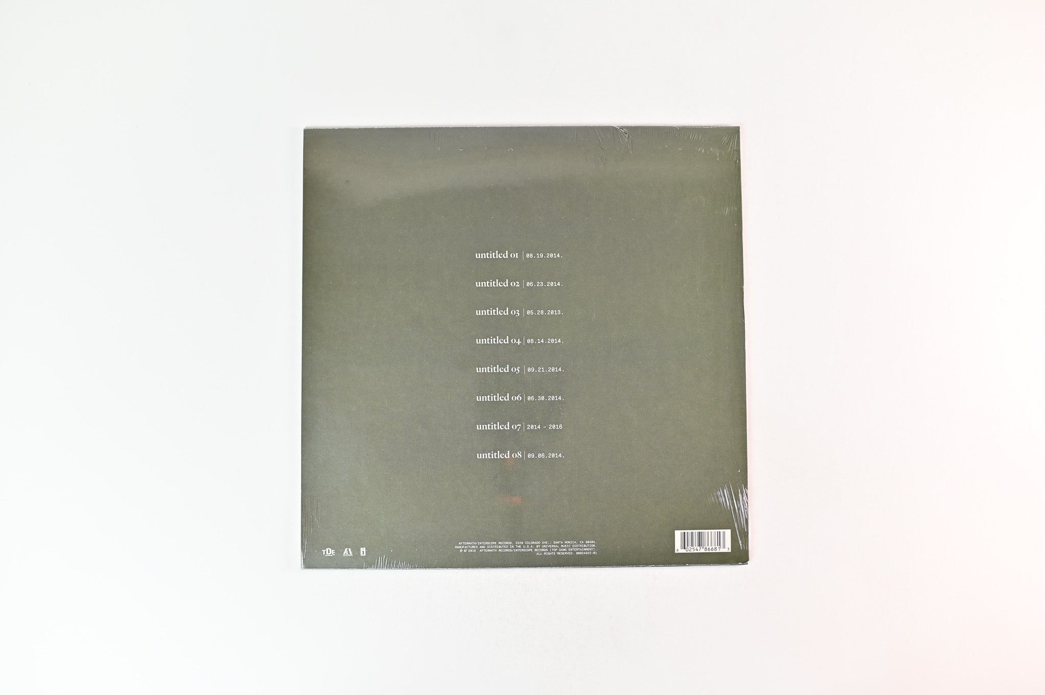 Kendrick Lamar - Untitled Unmastered. on Top Dawg Sealed