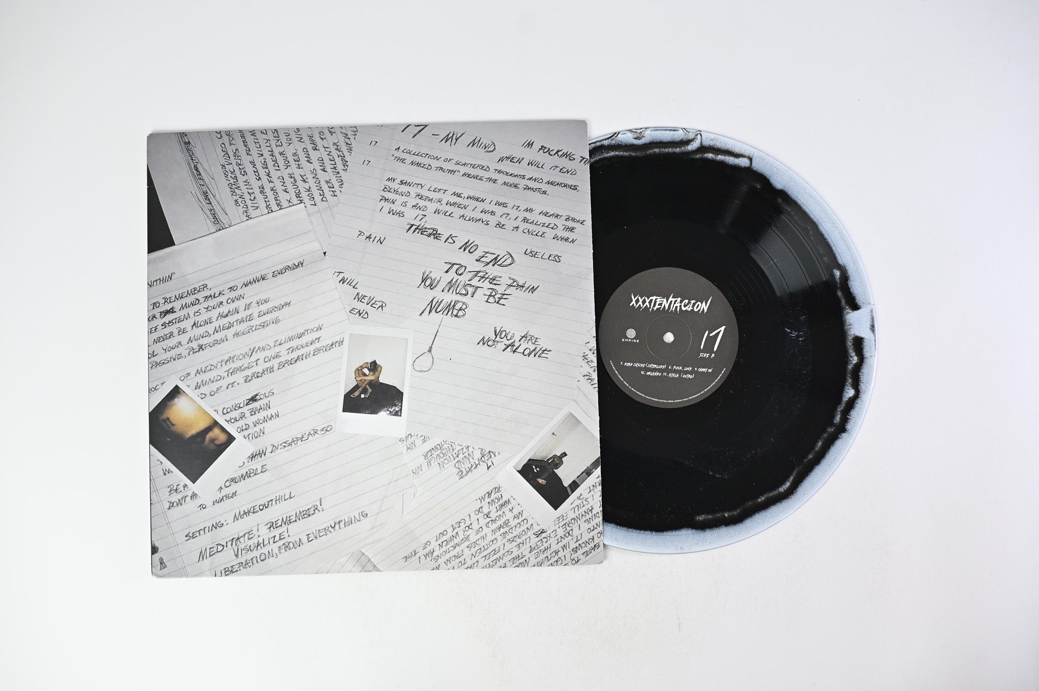 Xxxtentacion - 17 on Bad Vibes Forever - Black/White Smash Colored Vinyl
