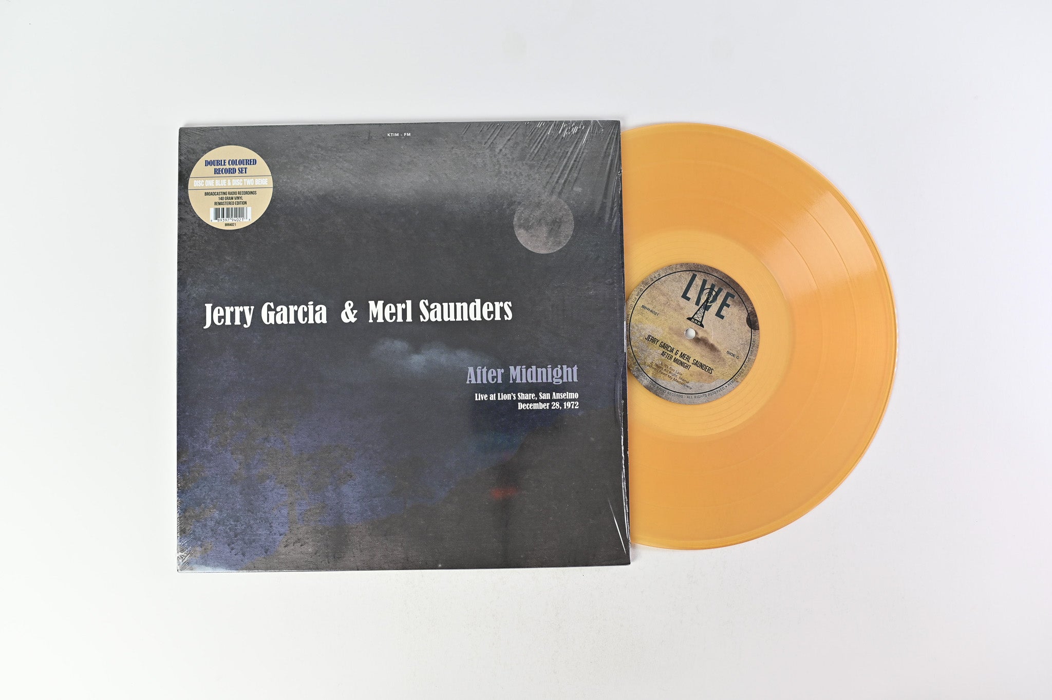 Jerry Garcia - After Midnight (Live At Lion's Share, San Anselmo December 28,1972) Blue / Gold Vinyl Unofficial Pressing
