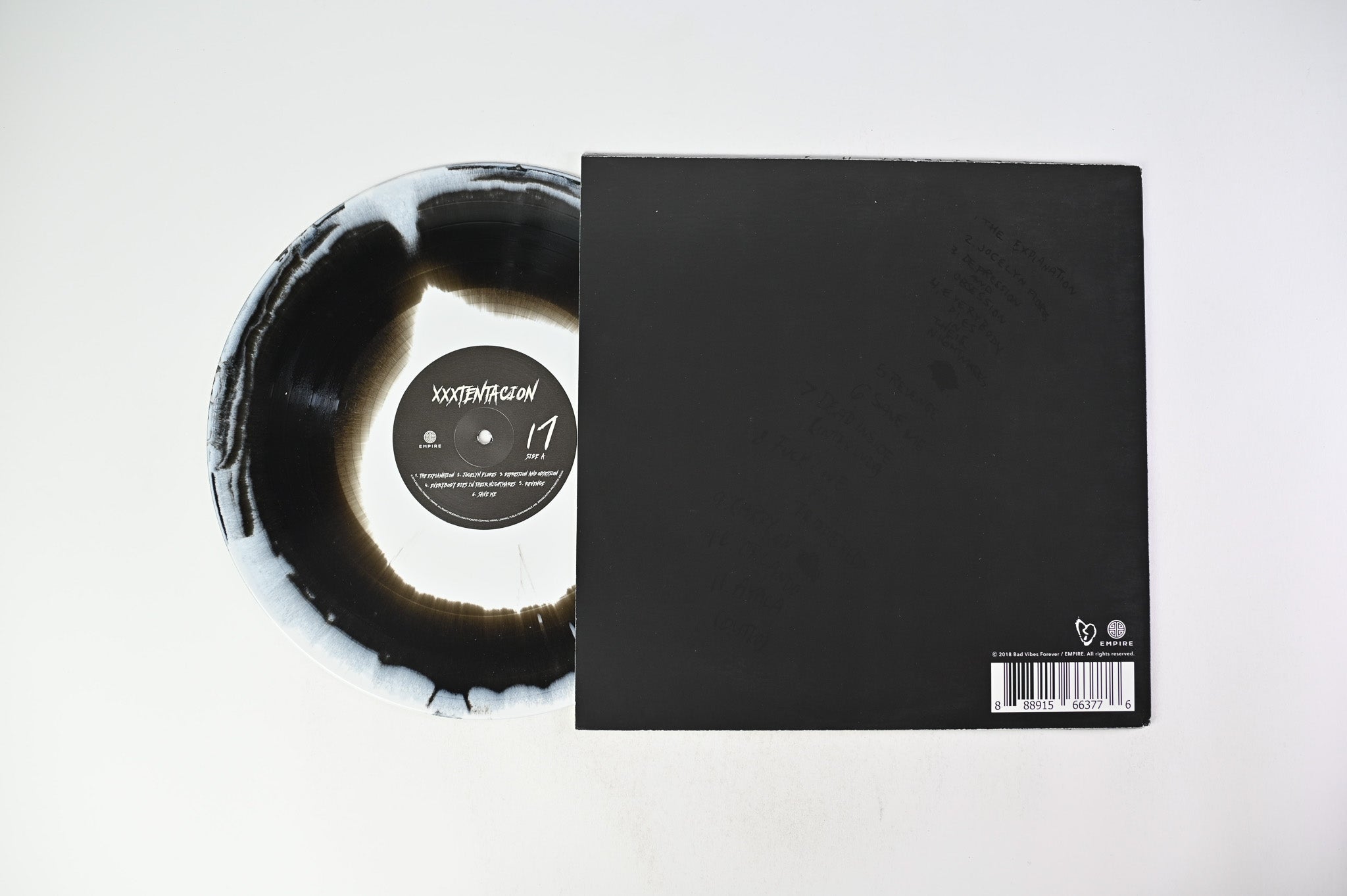 Xxxtentacion - 17 on Bad Vibes Forever - Black/White Smash Colored Vinyl