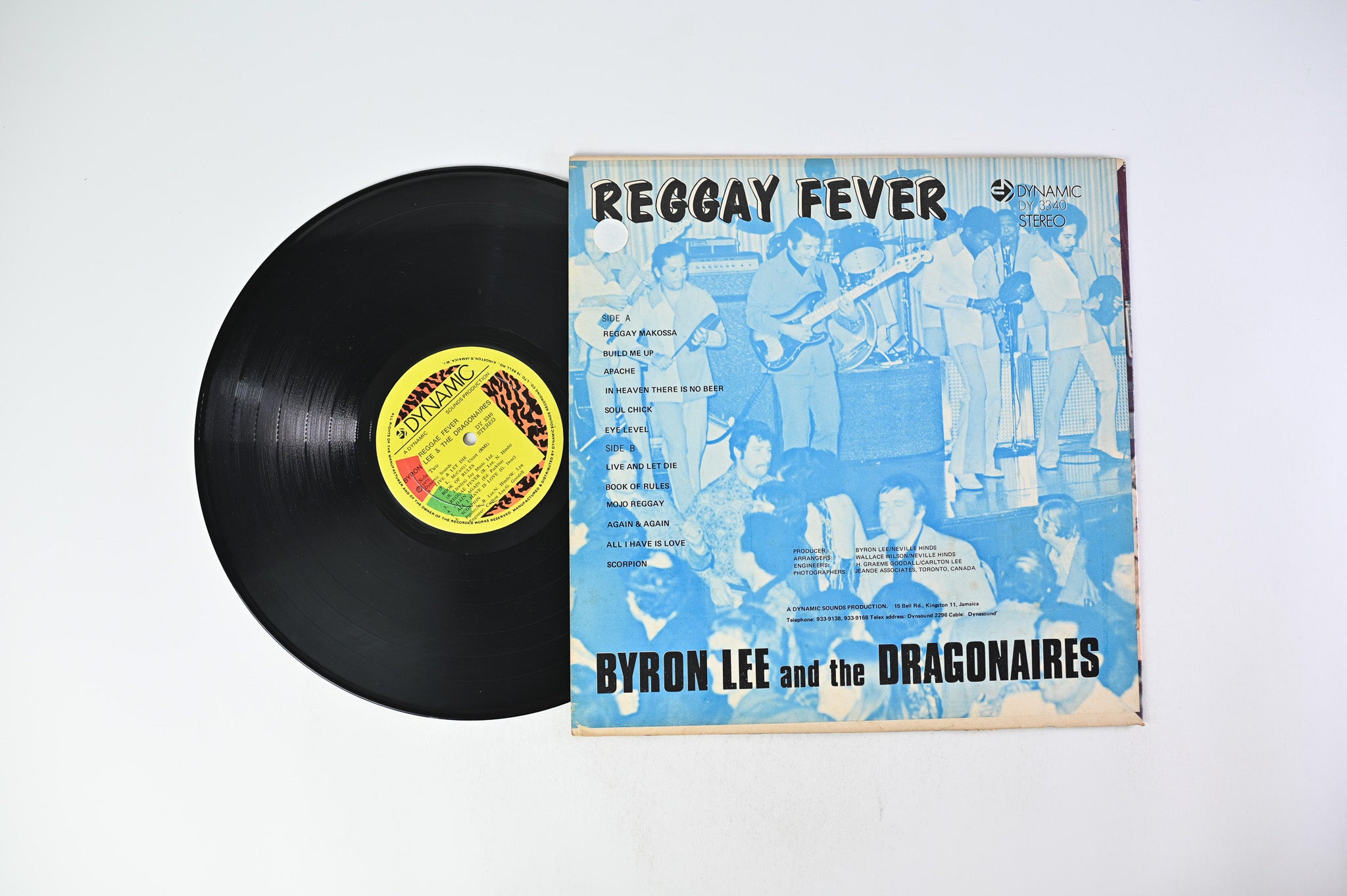 Byron Lee And The Dragonaires - Reggay Fever on Dynamic Sounds
